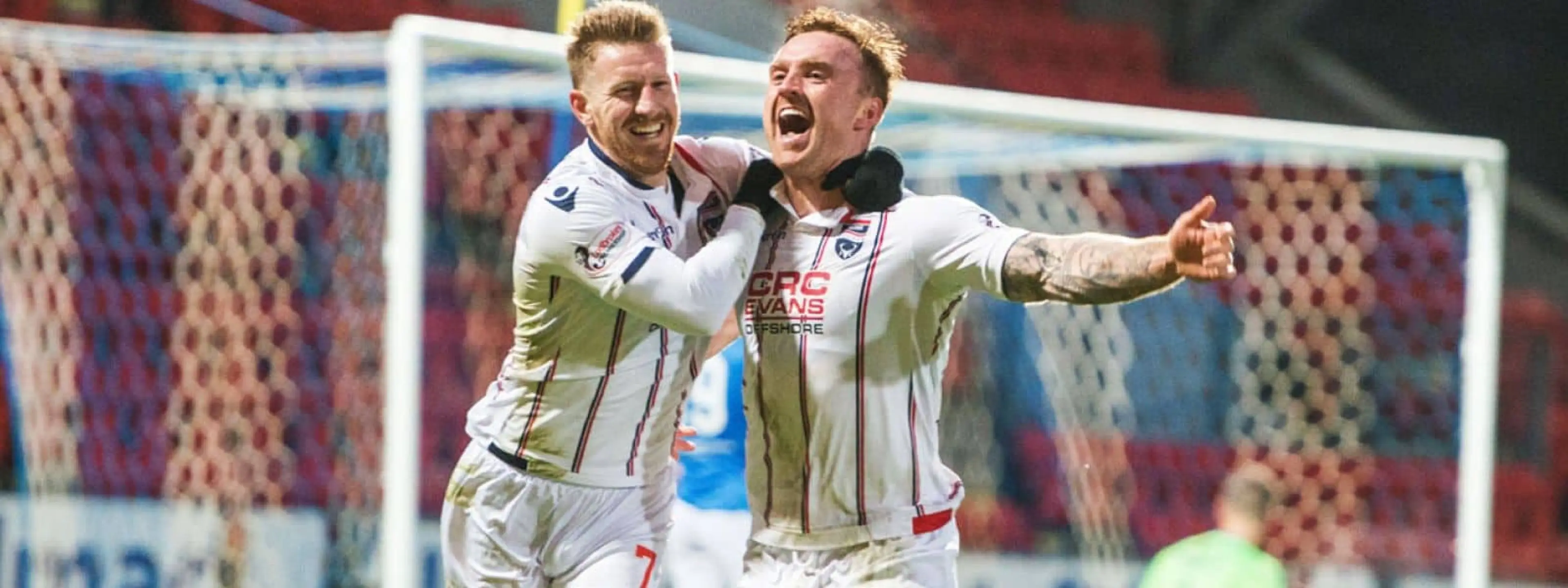 Ross County celebrate - Ladbrokes Premiership