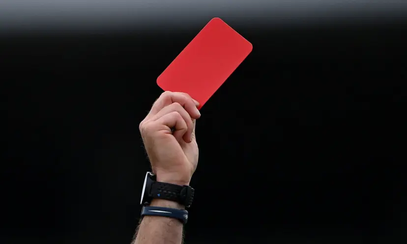 England red cards at the World Cup, football