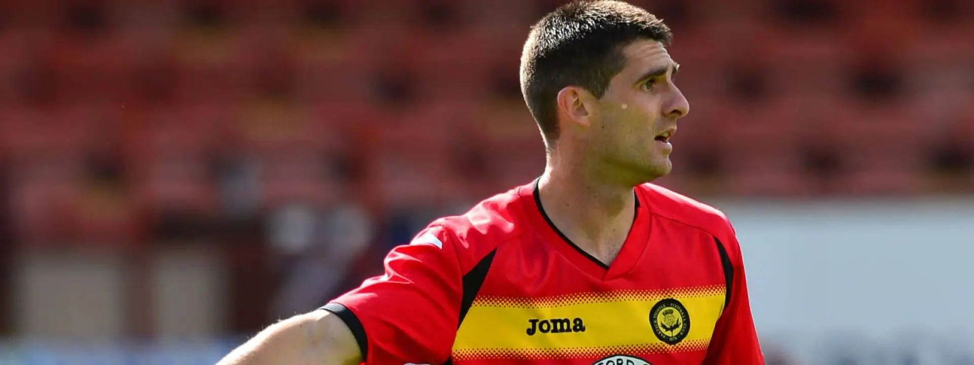 Kris Doolan plays in a friendly against Rotherham