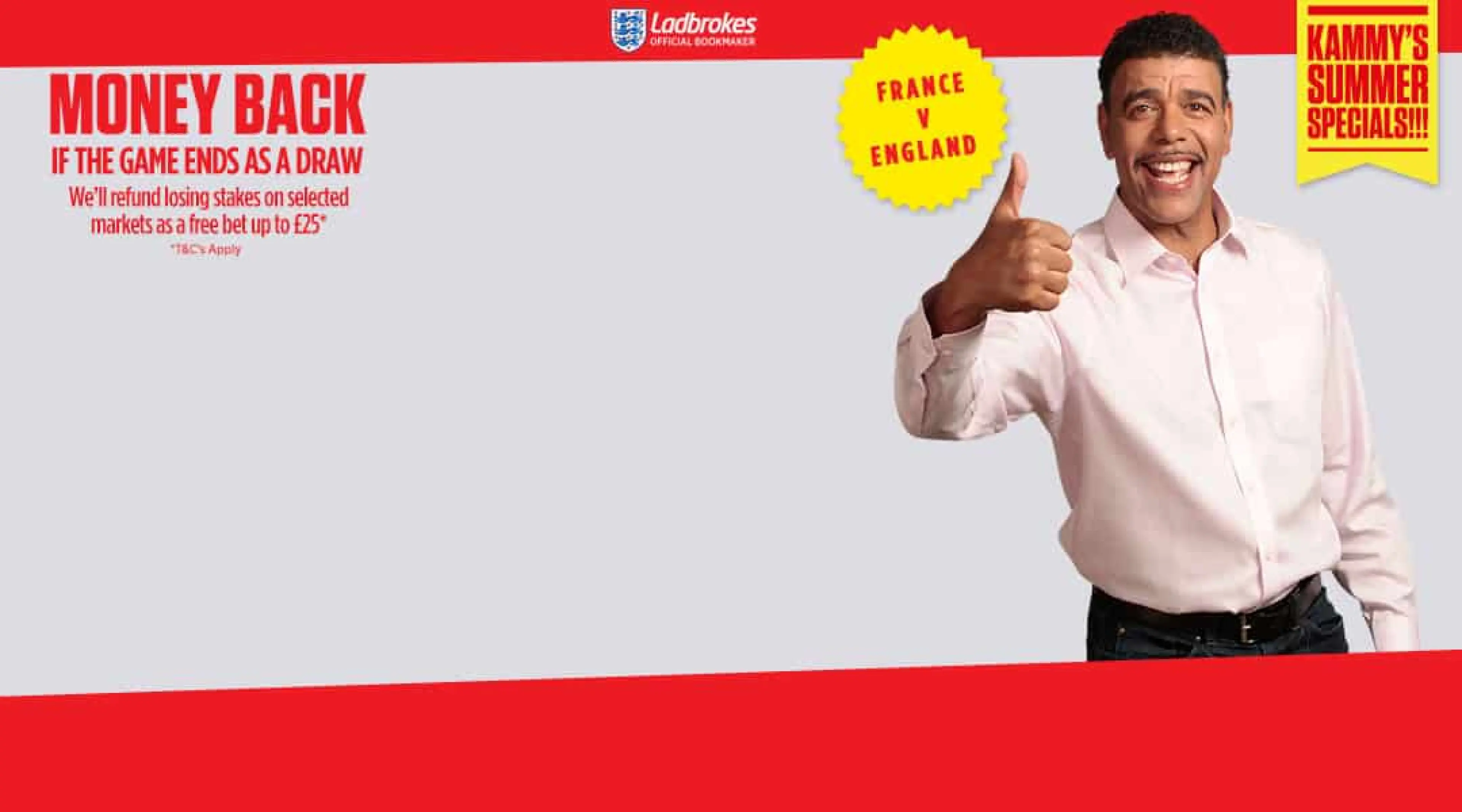 England odds