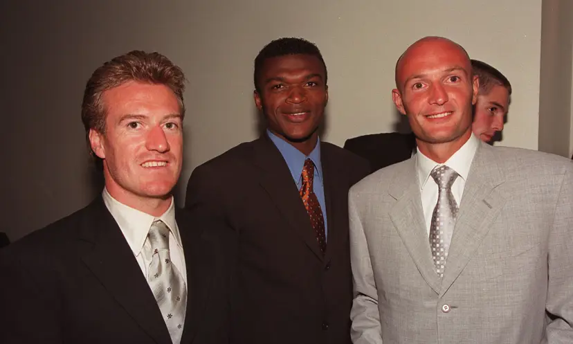 Didier Deschamps, Marcel Desailly, Frank Leboeuf, France