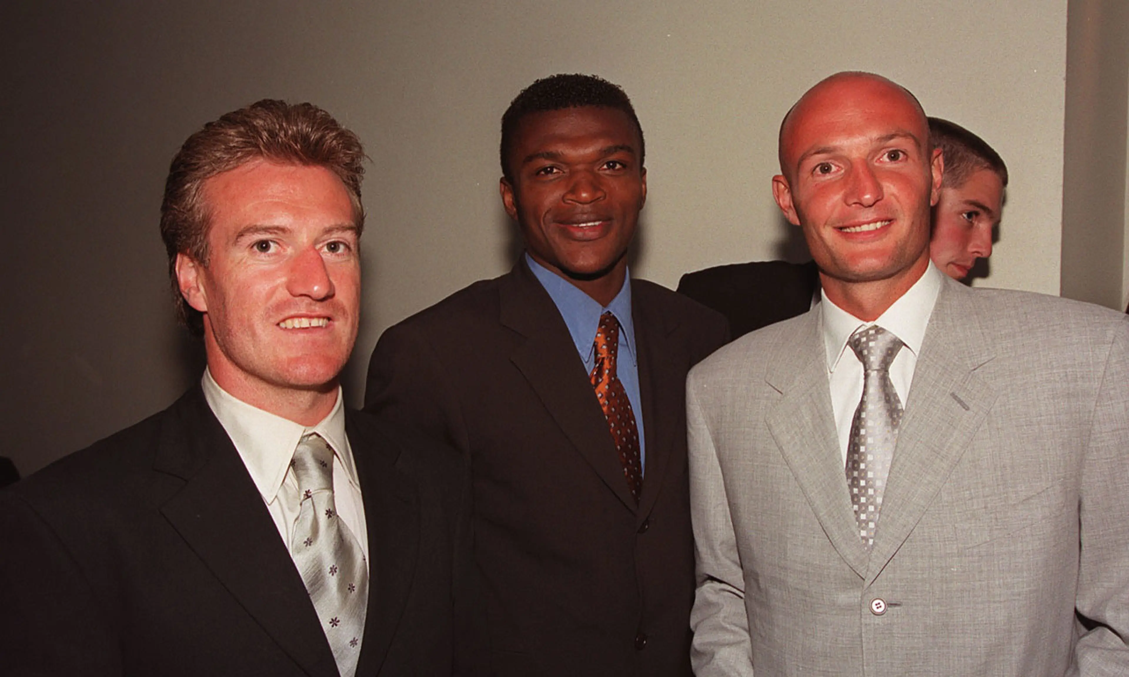 Didier Deschamps, Marcel Desailly, Frank Leboeuf, France