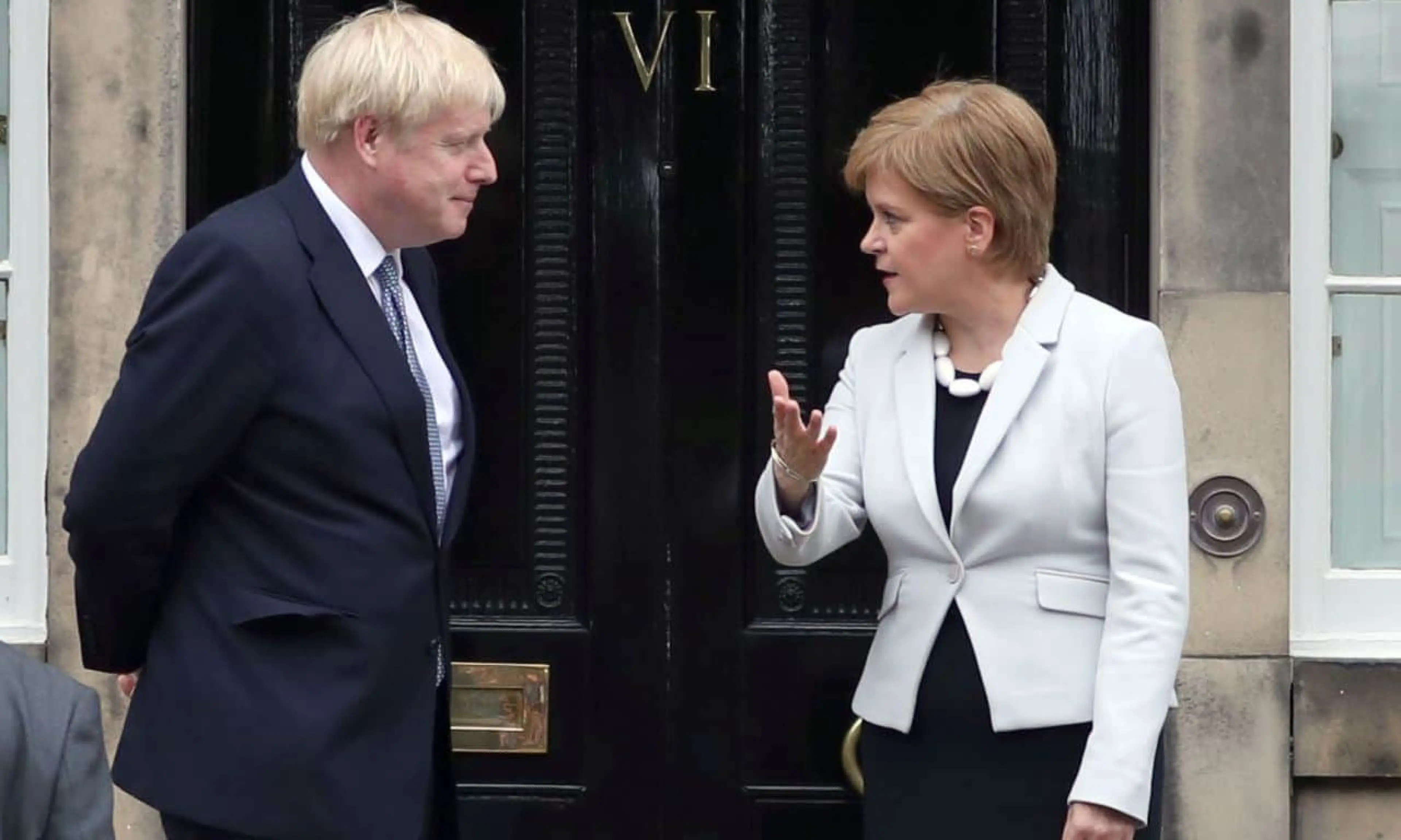 Scottish Independence Referendum, Johnson and Sturgeon