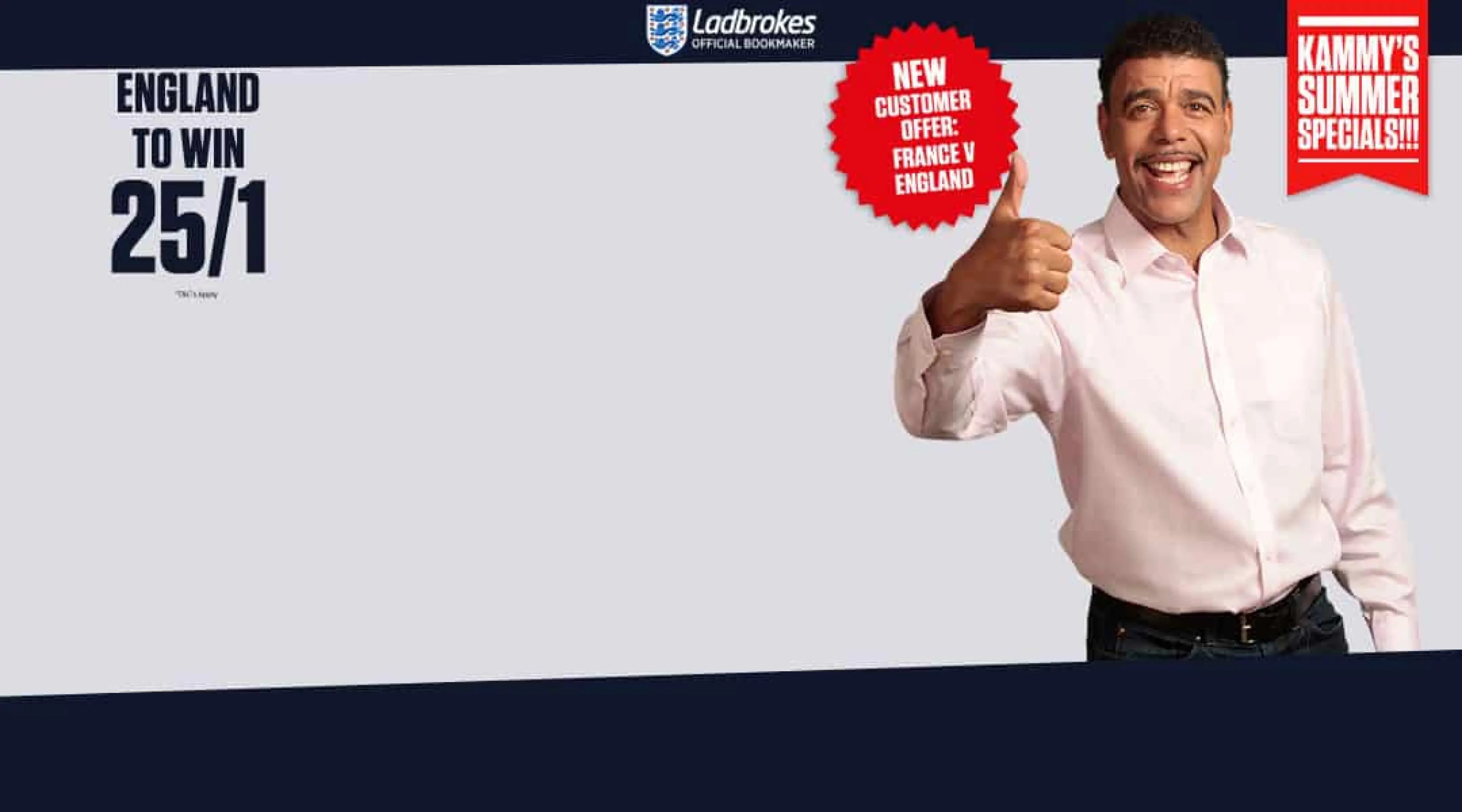 England odds