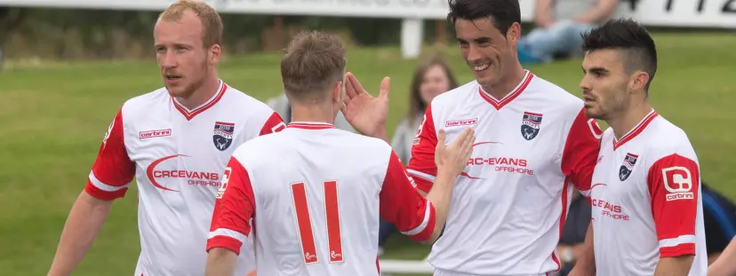 Ross County players celebrate