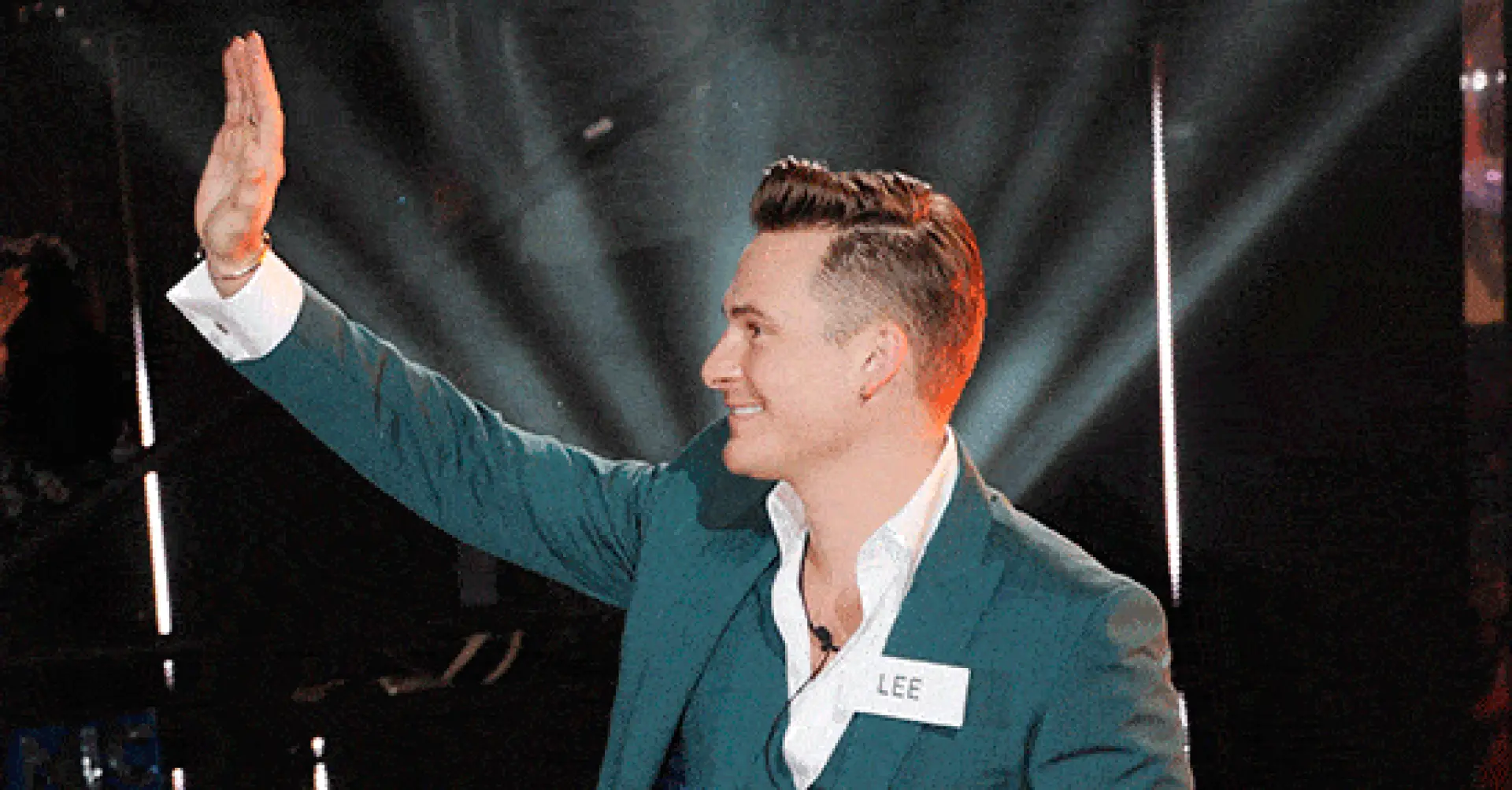 Lee Ryan from Blue enter the Celebrity Big Brother house