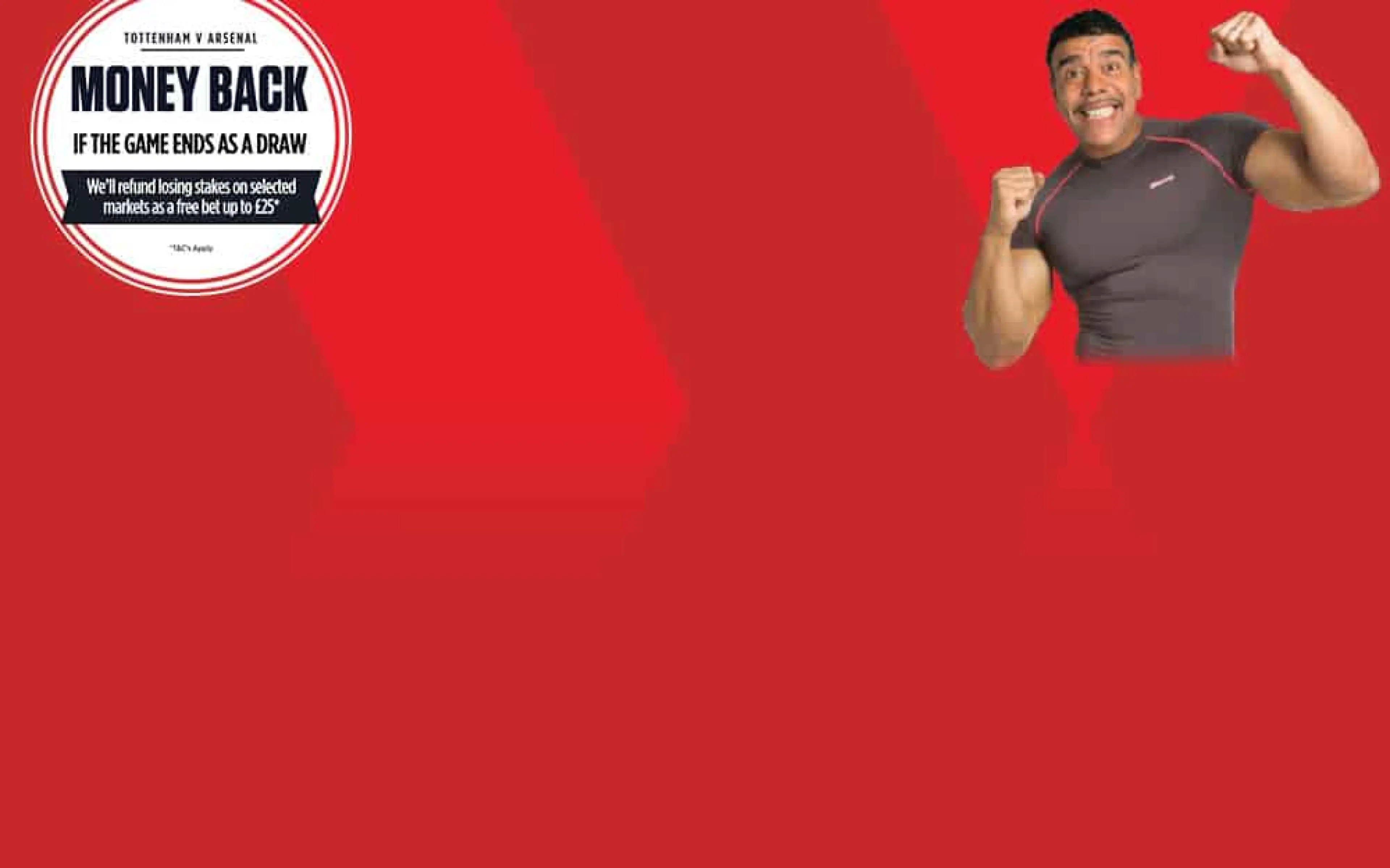 Tottenham v Arsenal money back