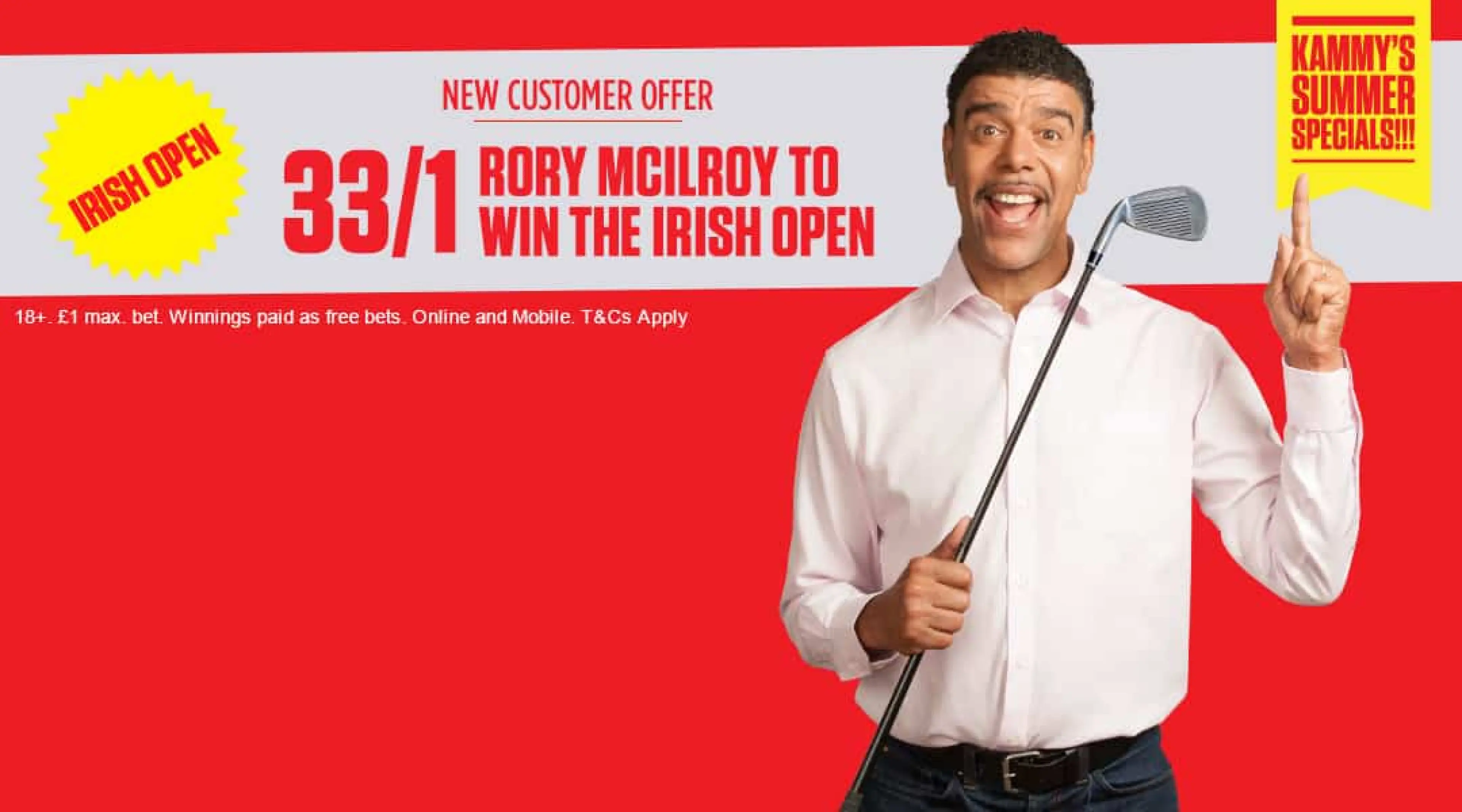 Rory McIlroy odds