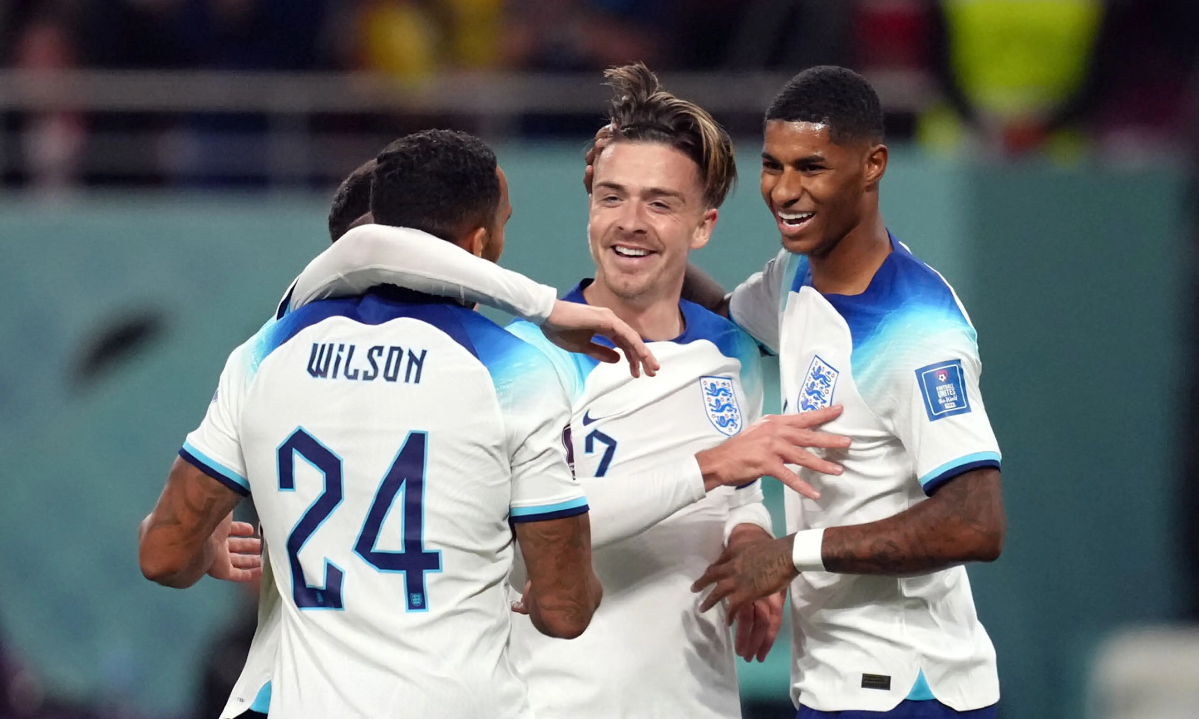 Callum Wilson, Jack Grealish, Marcus Rashford, England v Iran