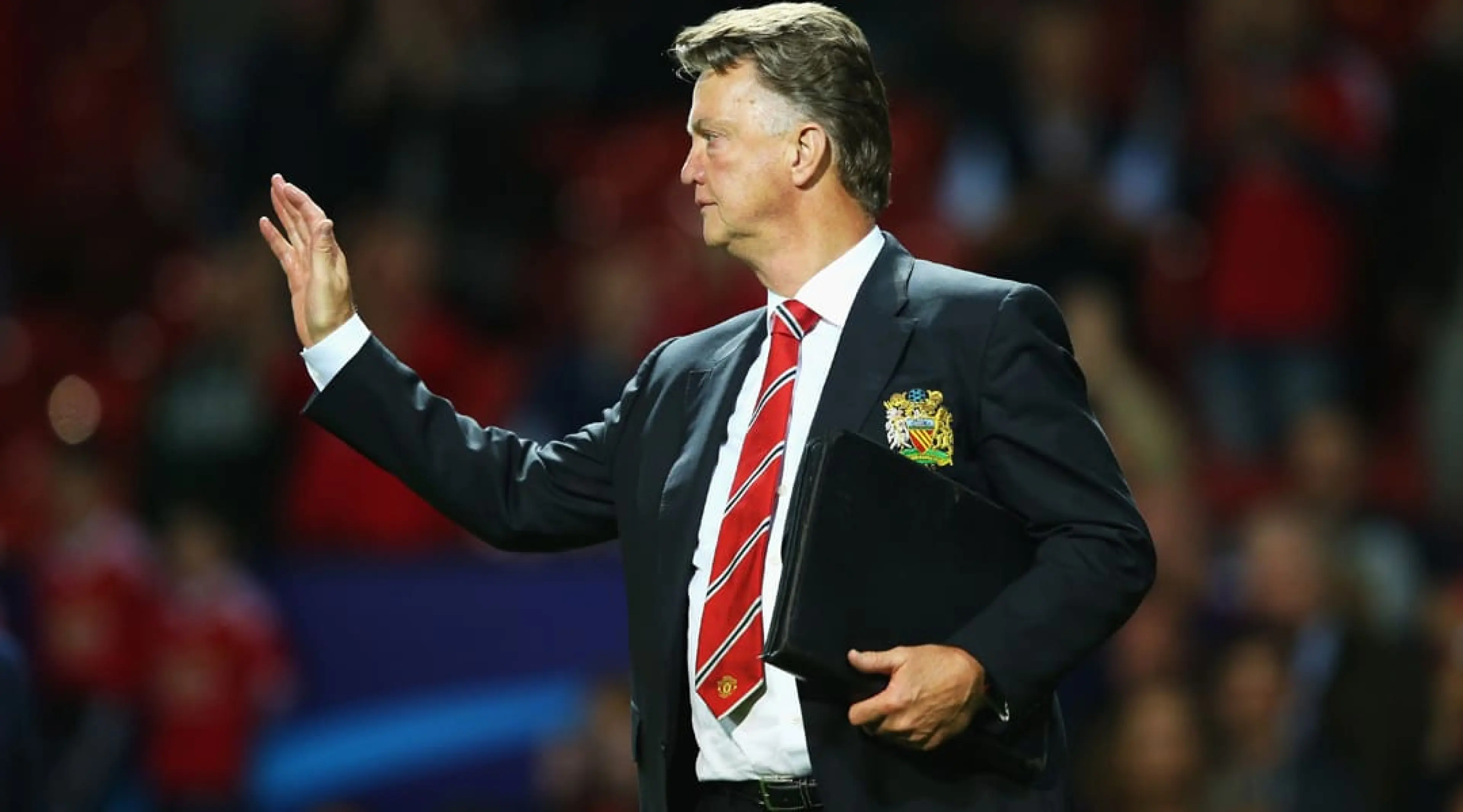 Louis van Gaal watches on as Man Utd face Club Brugge