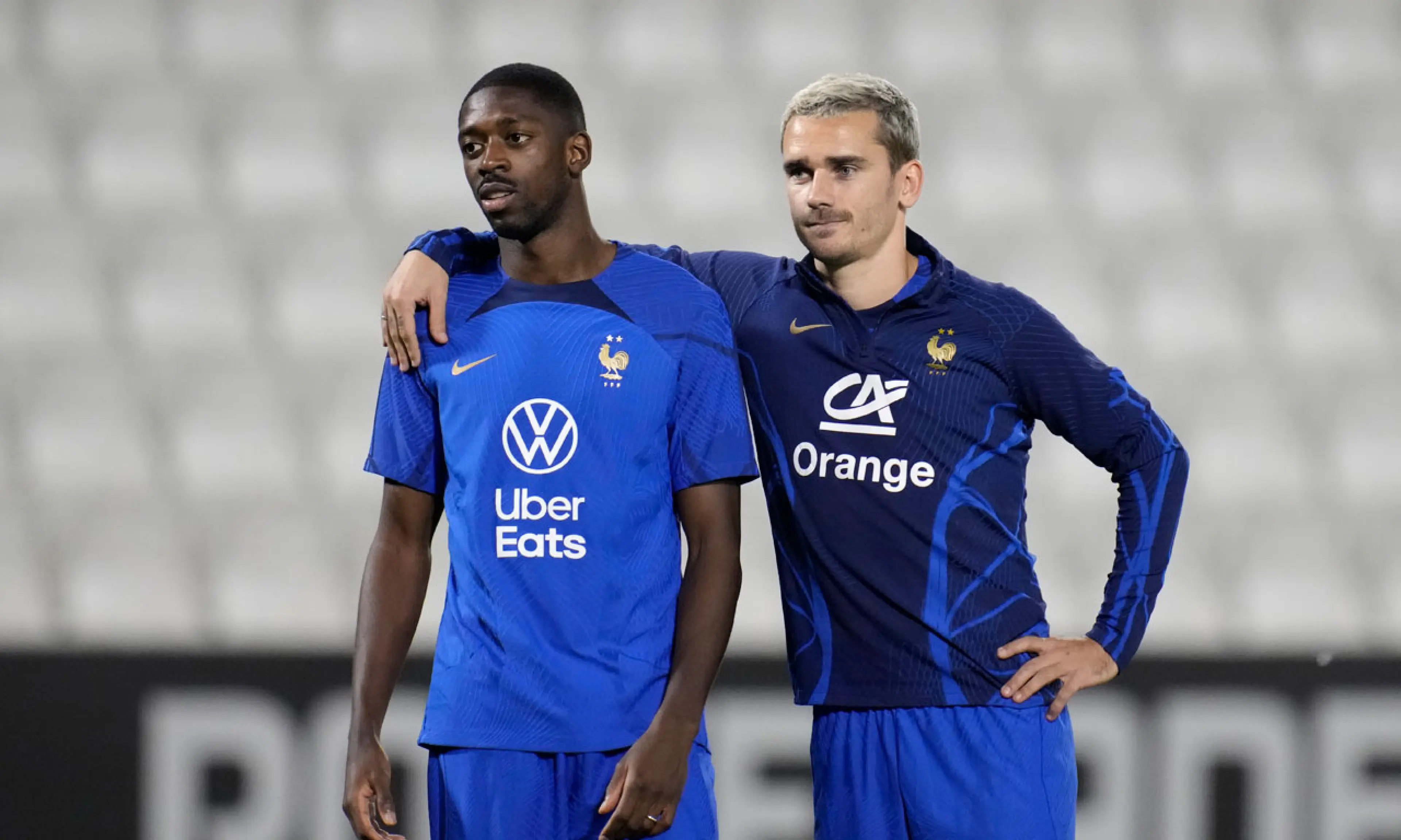 Ousmane Dembele, Antoine Griezmann, France