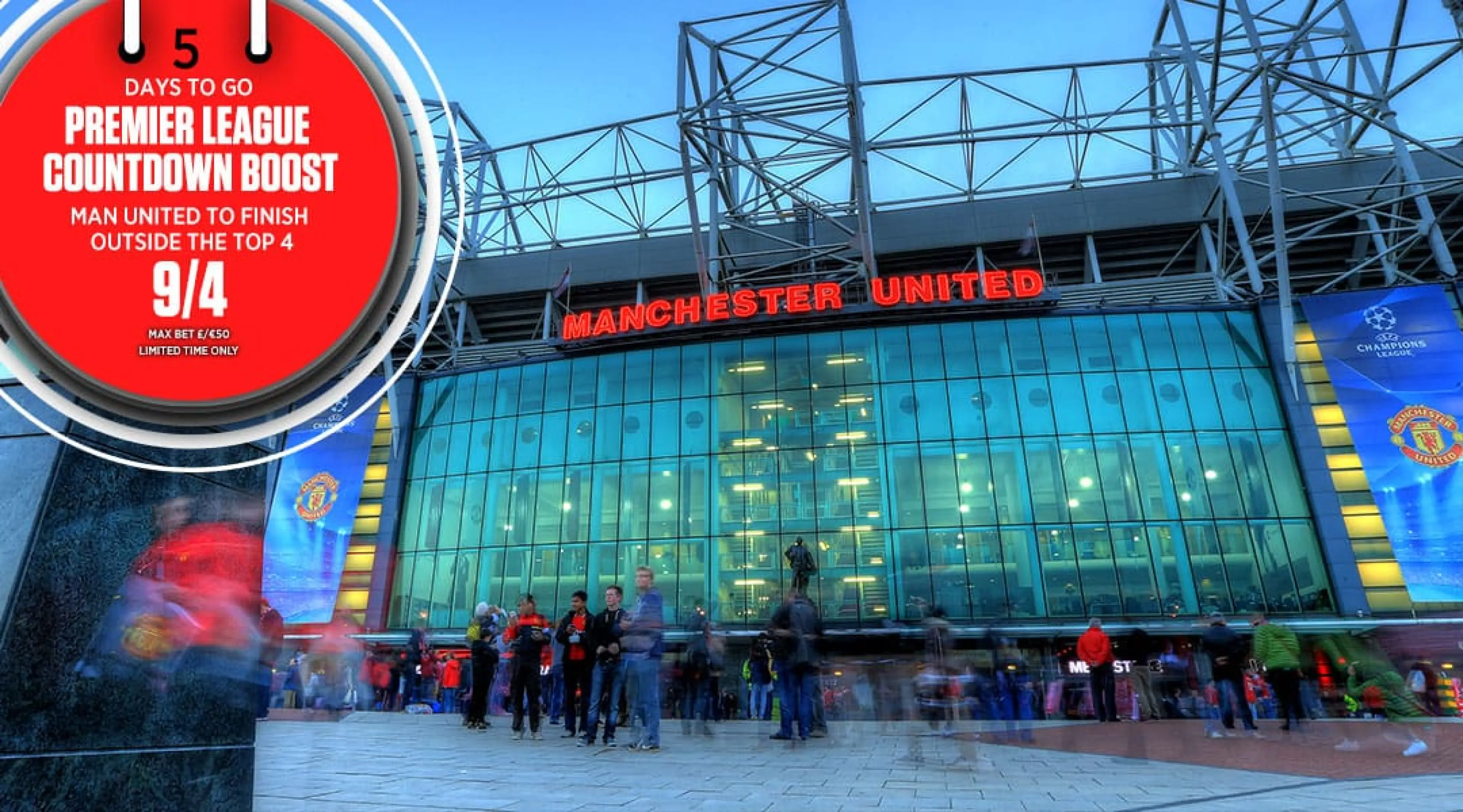 Man United Countdown Boost