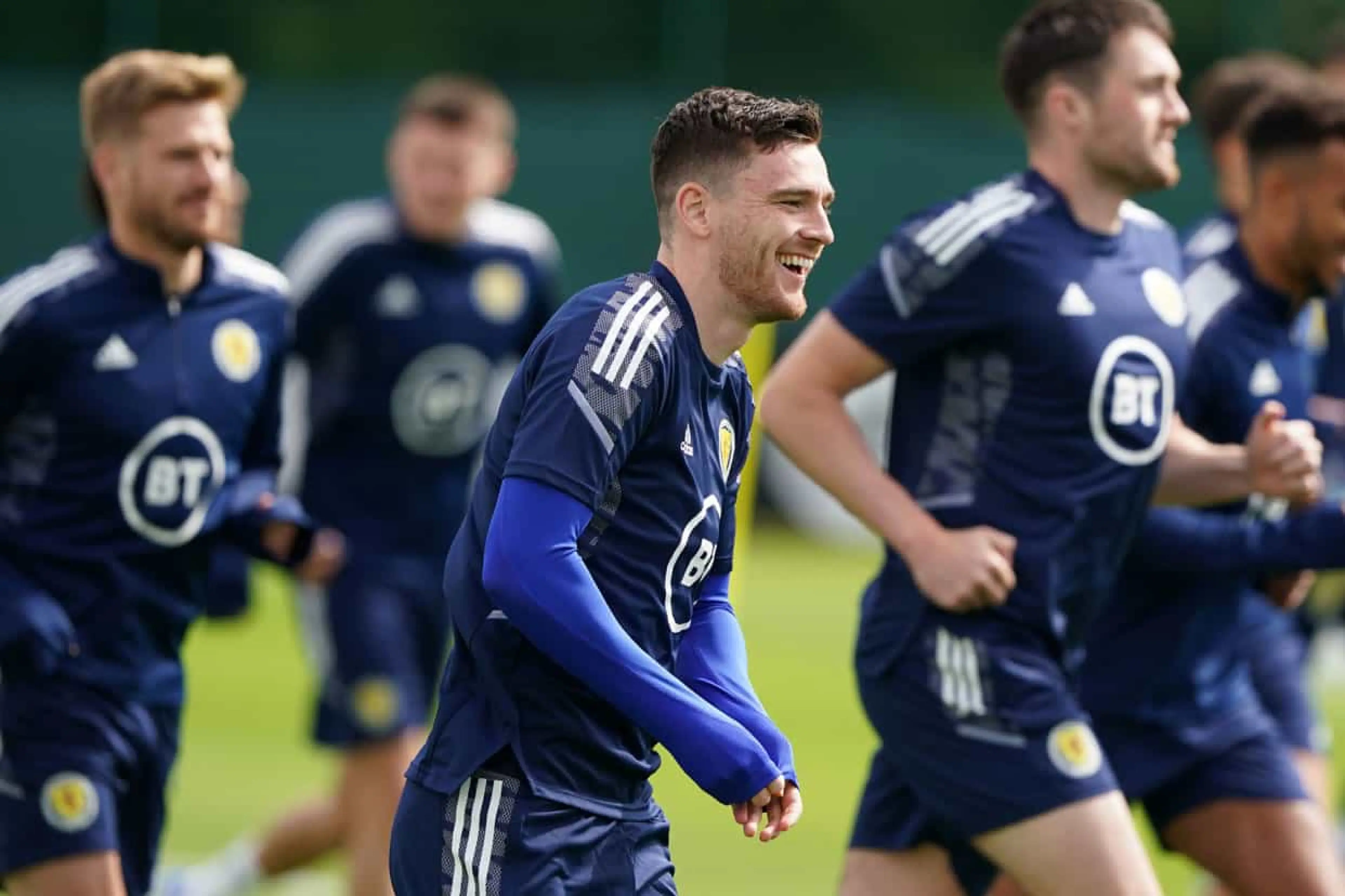 Andrew Robertson, Scotland training
