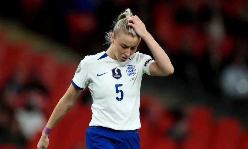 Leah Williamson, England v Brazil