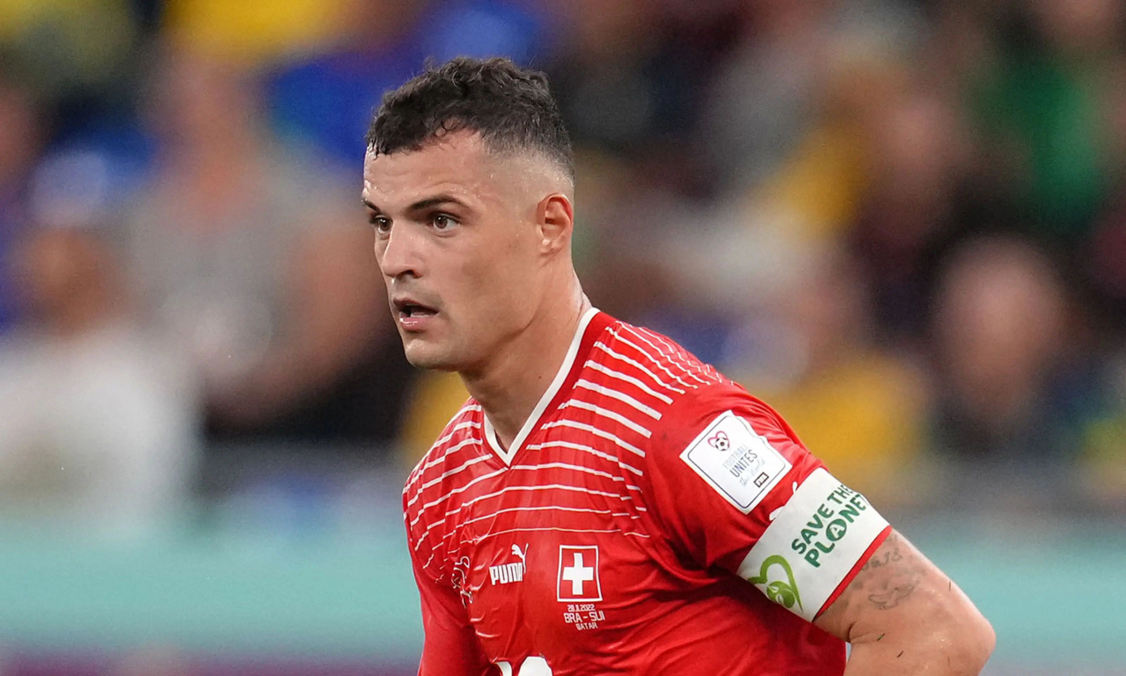 Granit Xhaka, Switzerland v Brazil