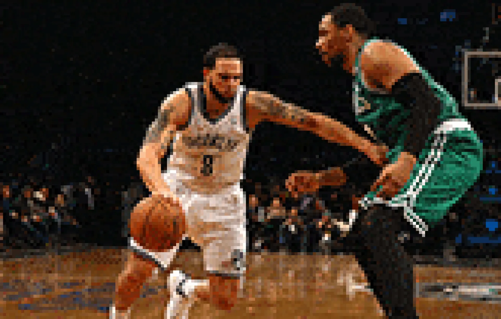 Deron Williams in action for Brooklyn nets
