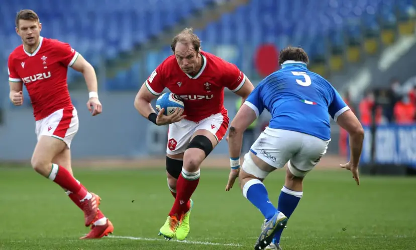 Alun Wyn Jones, Italy v Wales