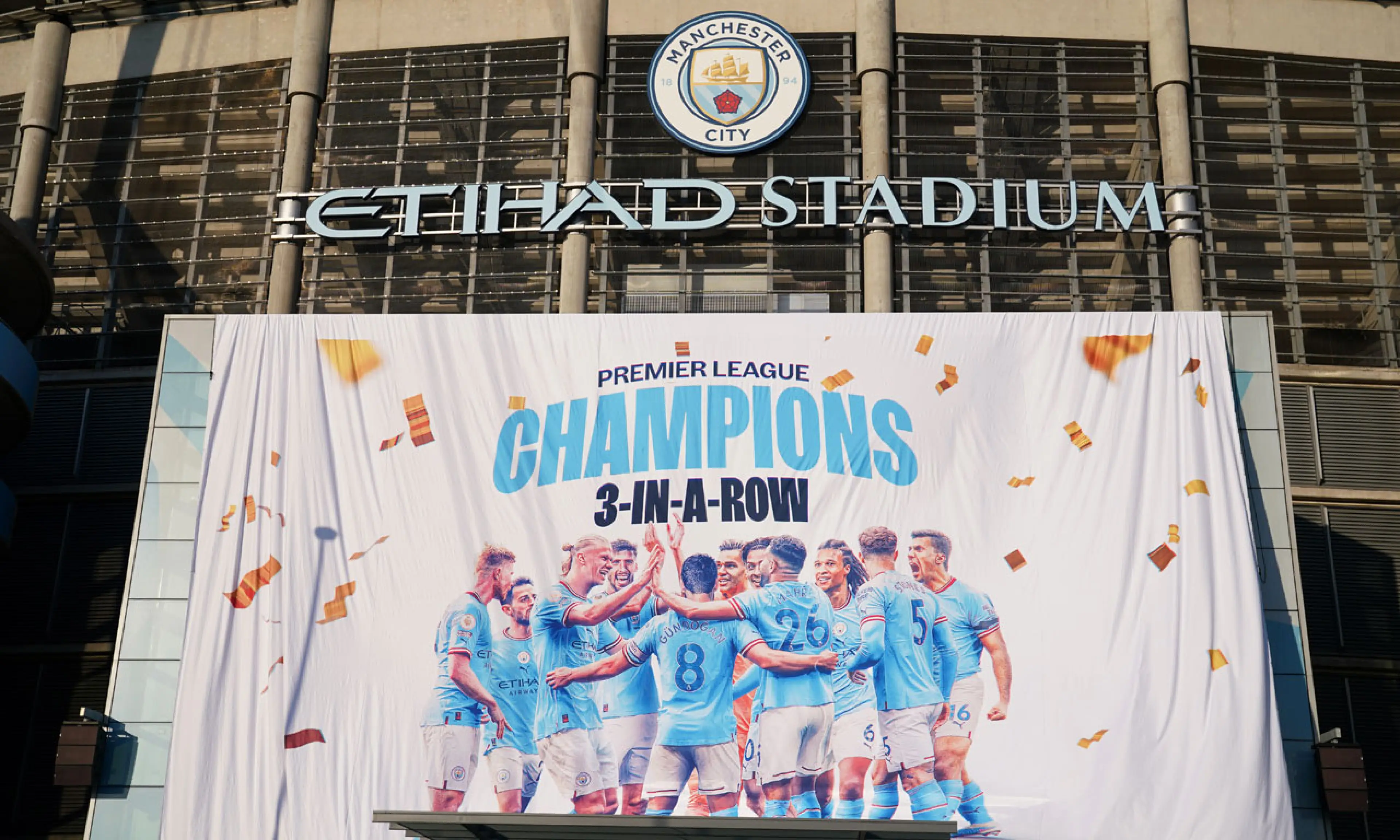 Manchester City, Etihad Stadium, 2023 champions