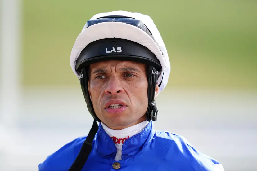 Jockey Sean Levey during The Spring Meeting at Epsom Downs Racecourse