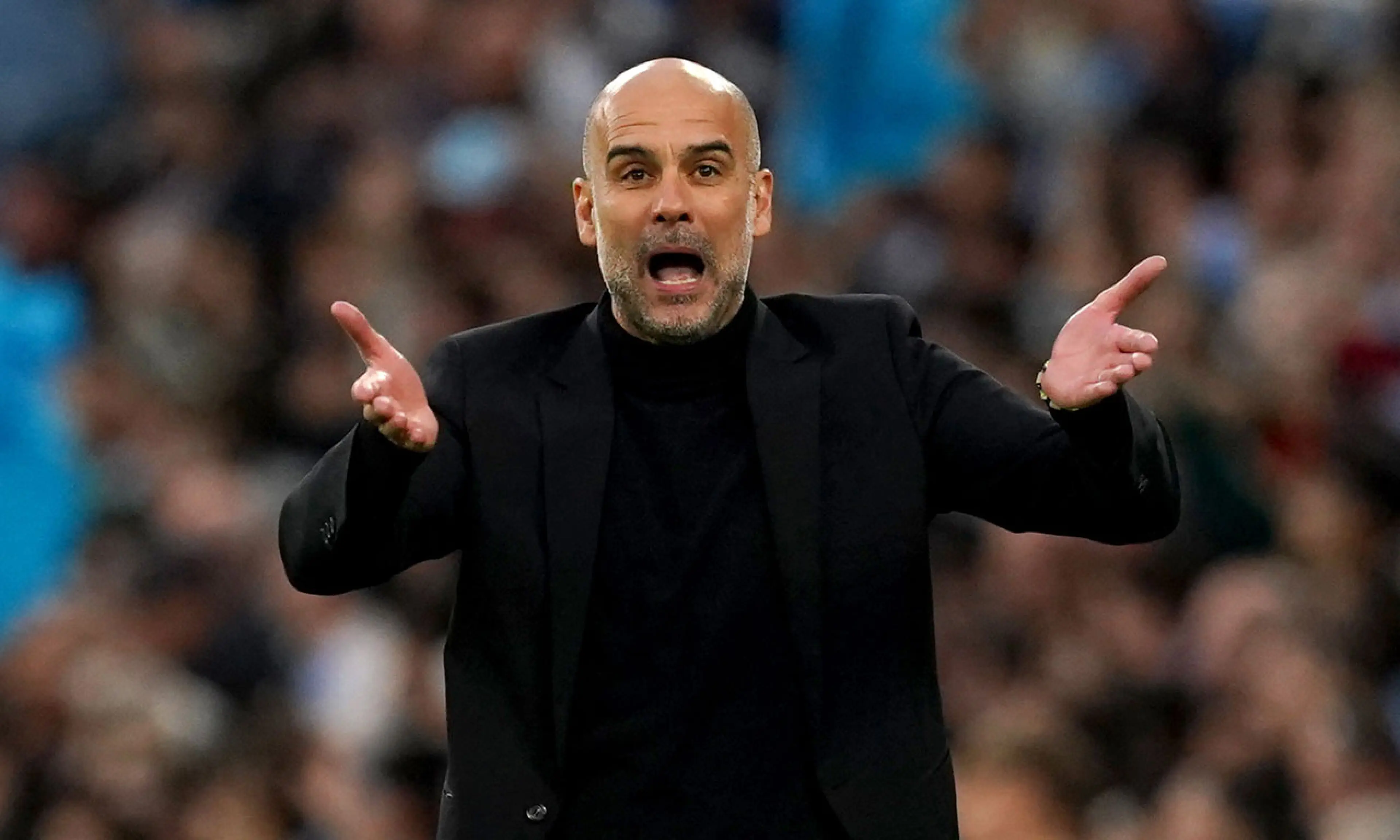 Pep Guardiola, Manchester City v Real Madrid