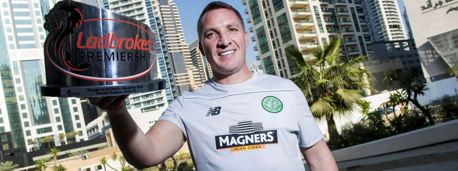 Brendan Rodgers - Ladbrokes Premiership Manager of the Month December 2016