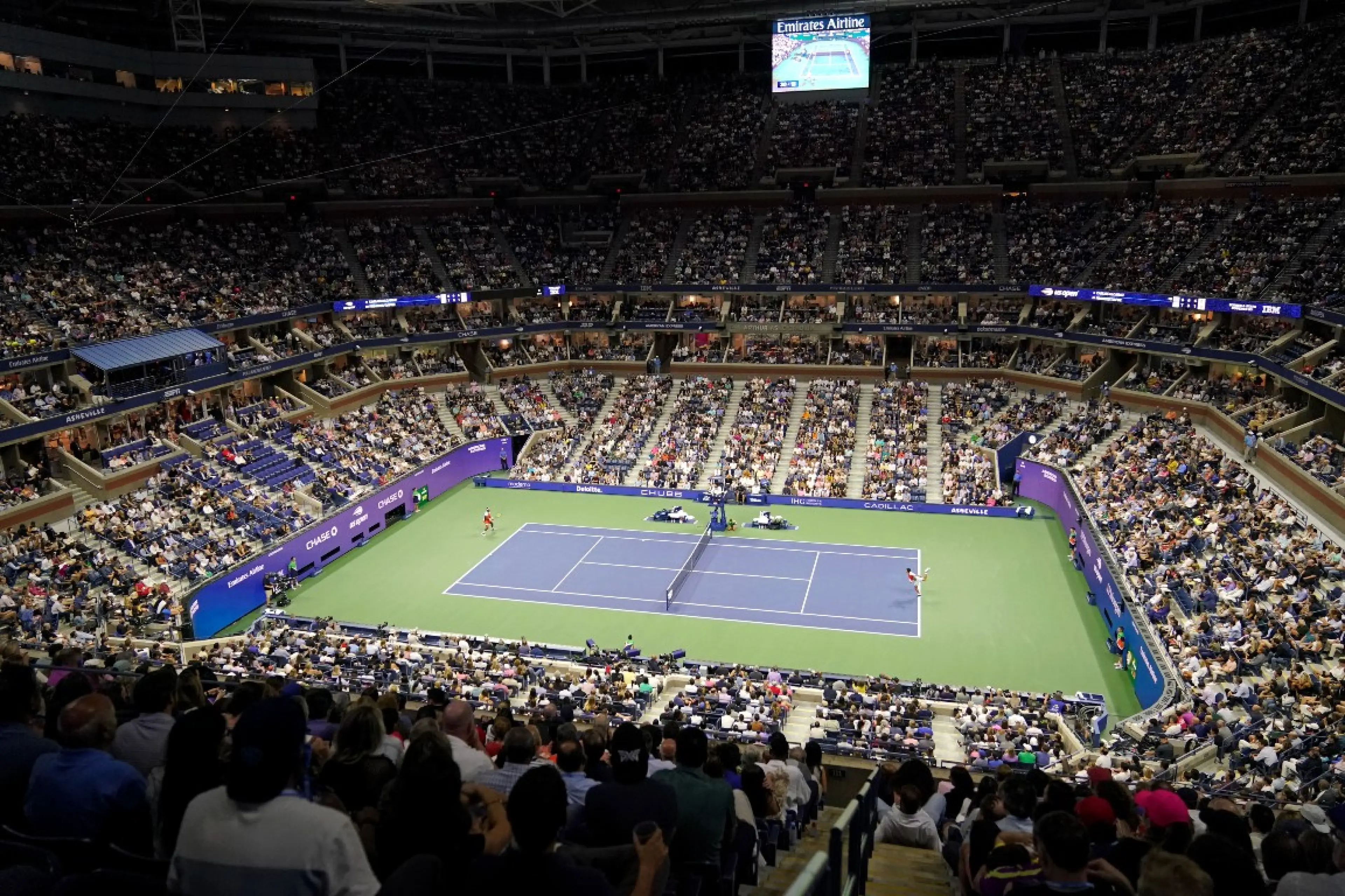 US Open general, Arthur Ashe 2022