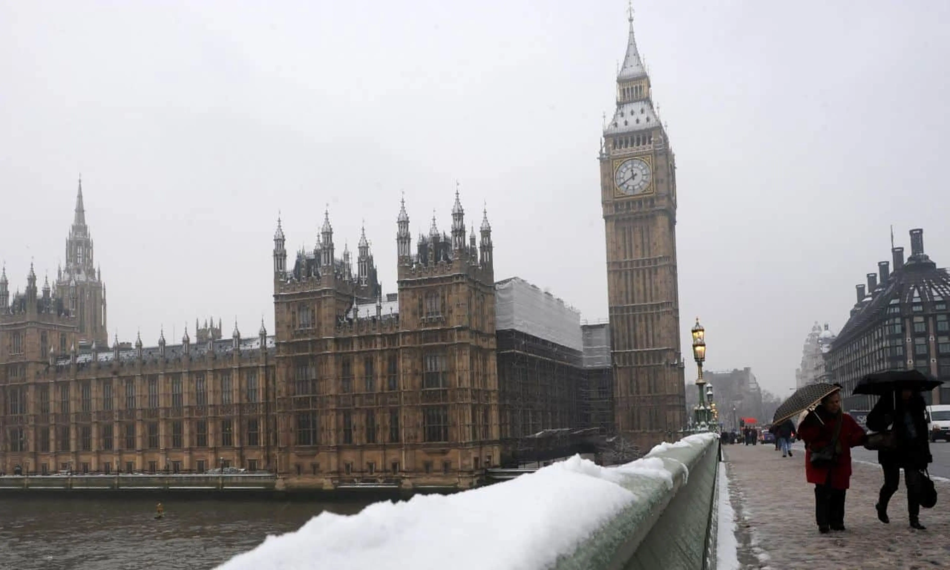 Big Ben White Christmas Snow