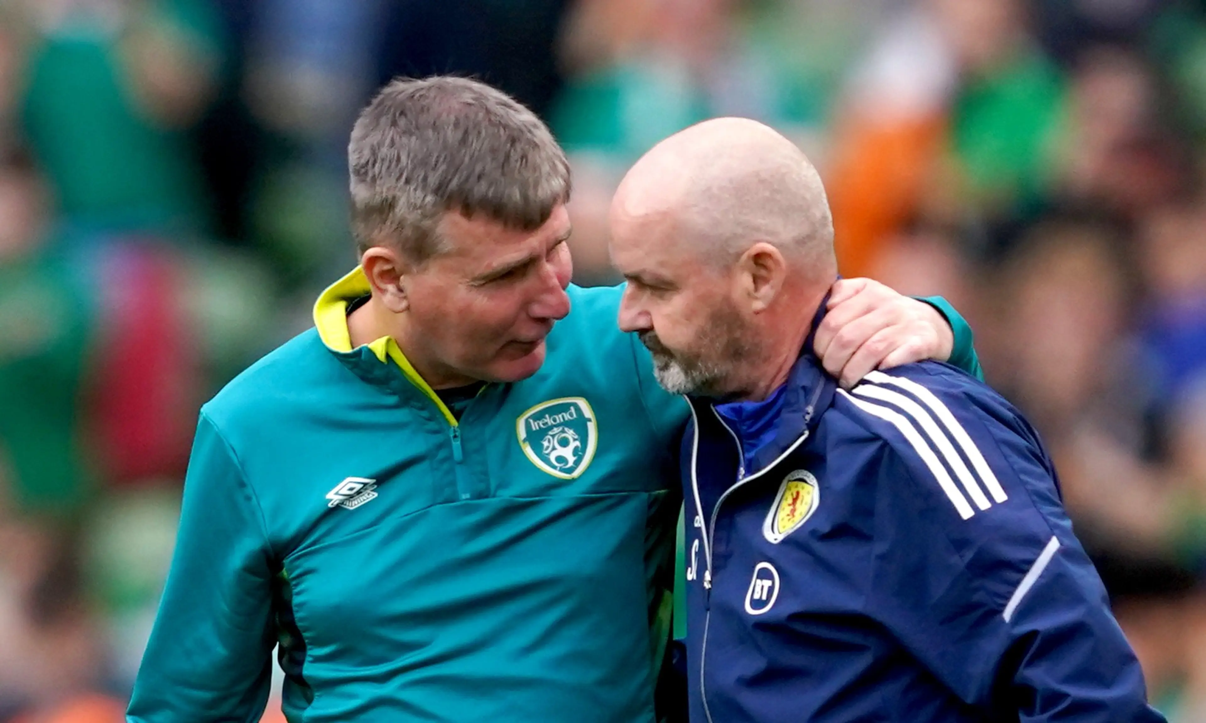 Stephen Kenny, Steve Clarke, Ireland v Scotland