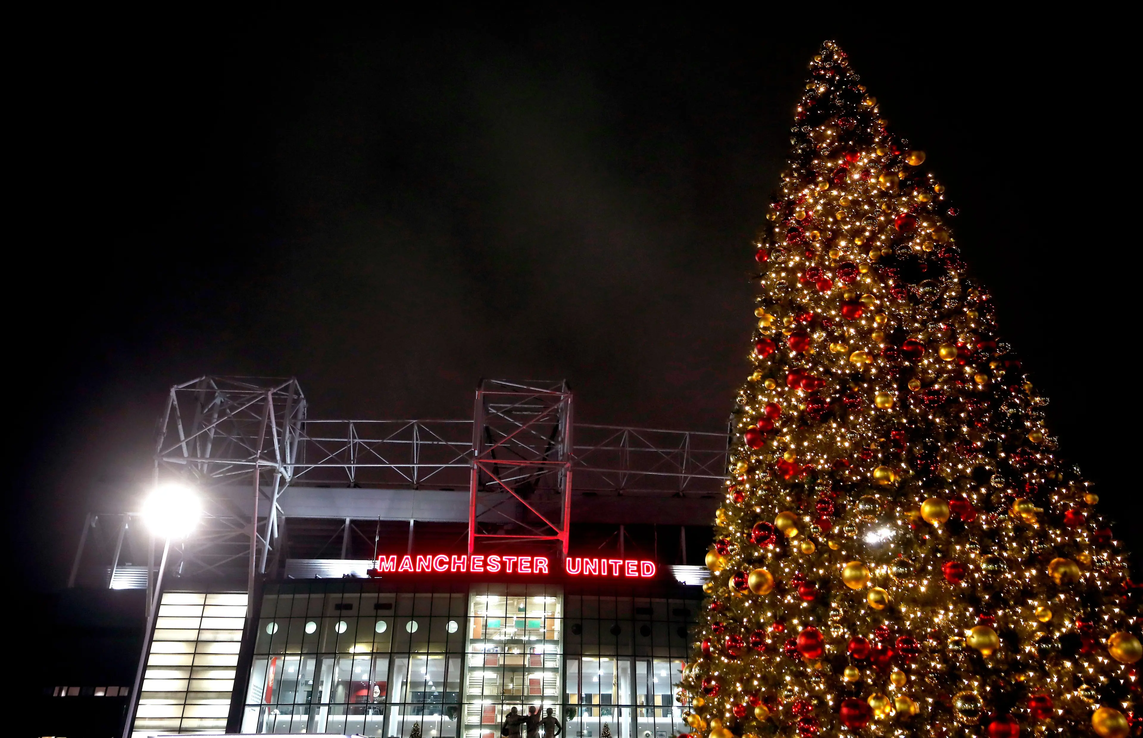 Man United FC, Old Trafford at Christmas