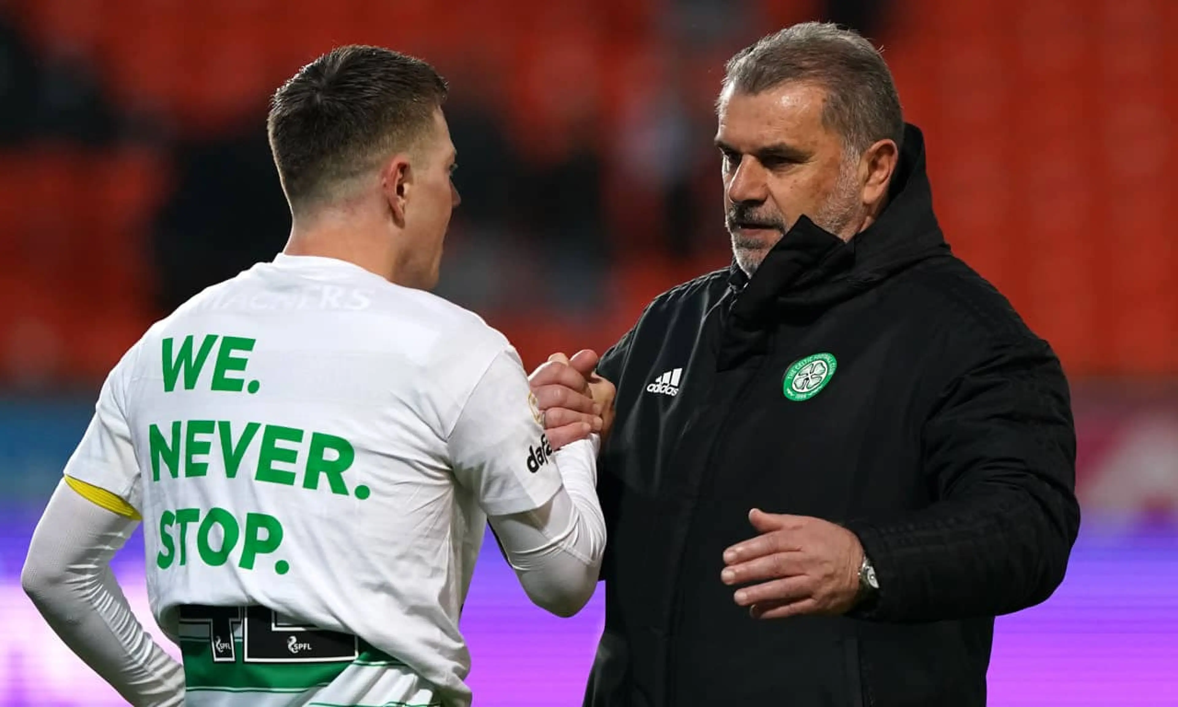 Callum McGregor, Ange Postecoglu, Celtic