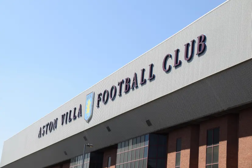 Aston Villa Stadium Badge Birmingham England UK