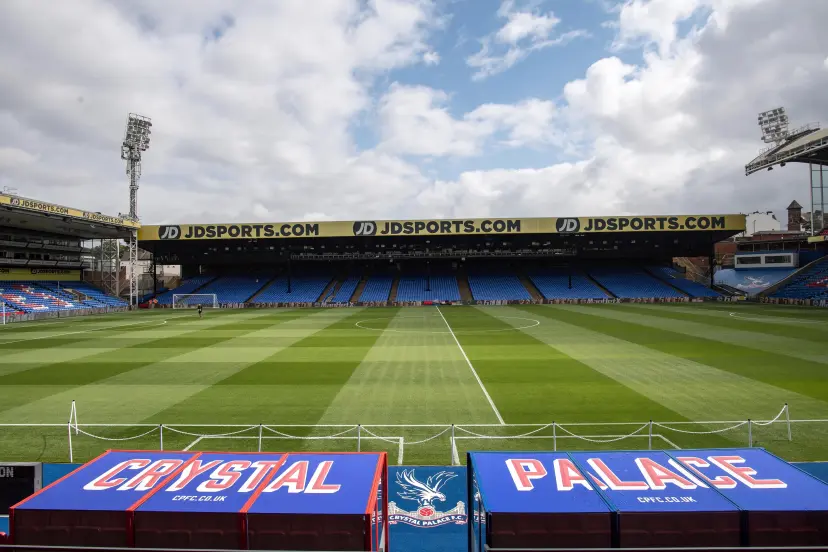 Selhurst Park stadium ahead of the Premier League match between Crystal Palace and Everton FC at Selhurst Park on August 10, 2019