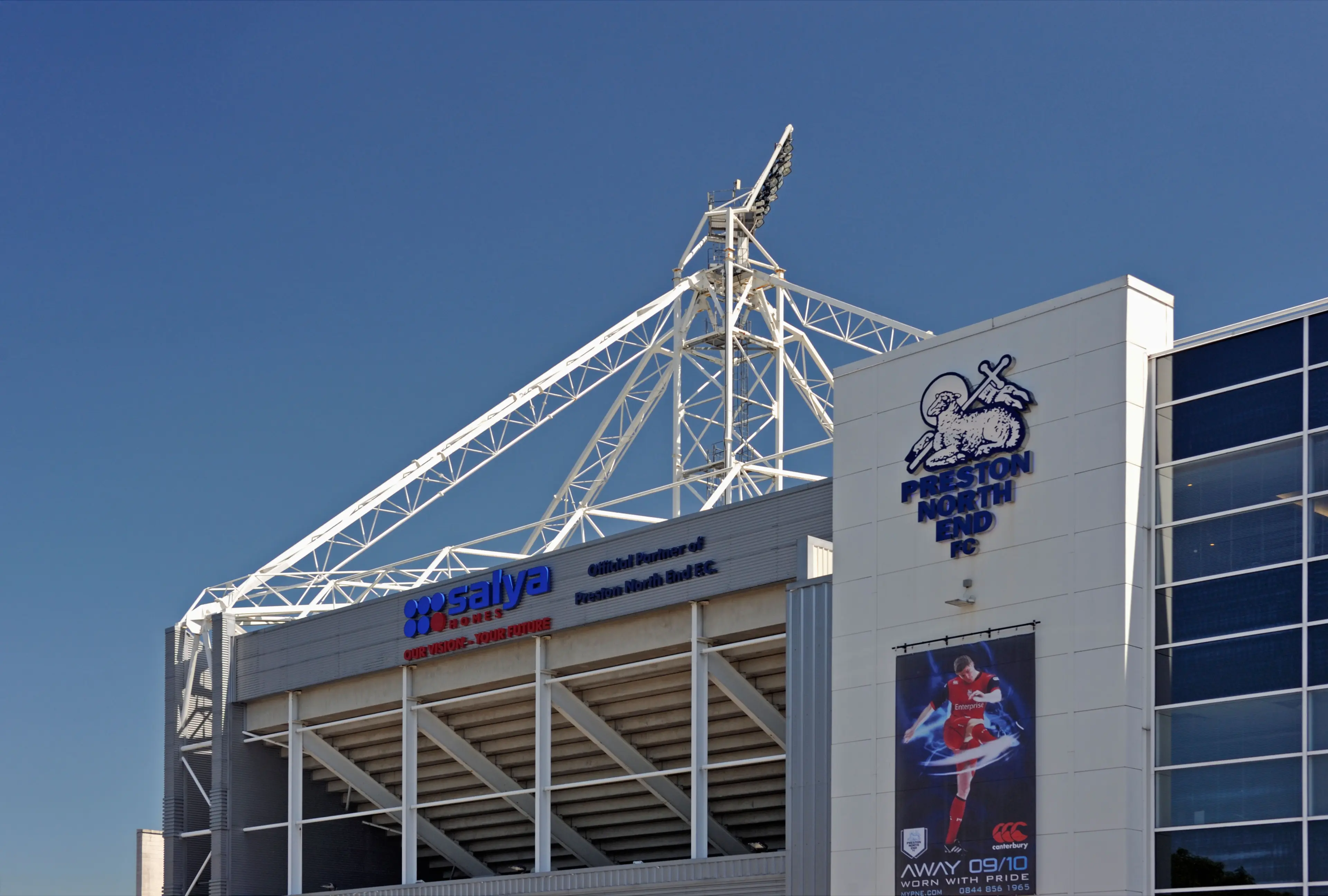Deepdale, stadium of Preston North End Football Club. Preston, Lancashire, England, United Kingdom, Europe