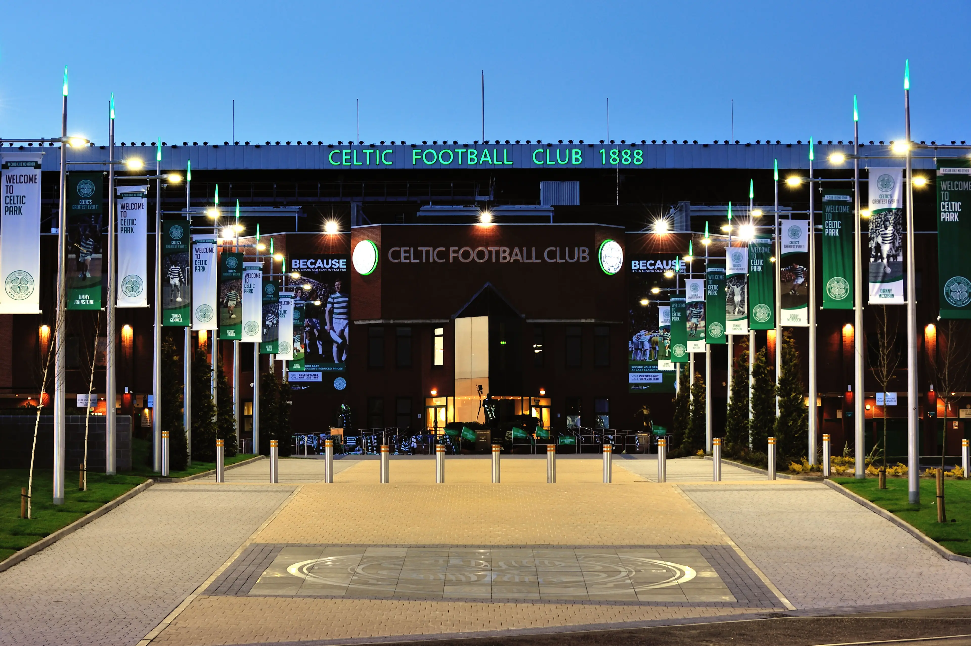 The Celtic Way, the new entrance to Celtic Football Club