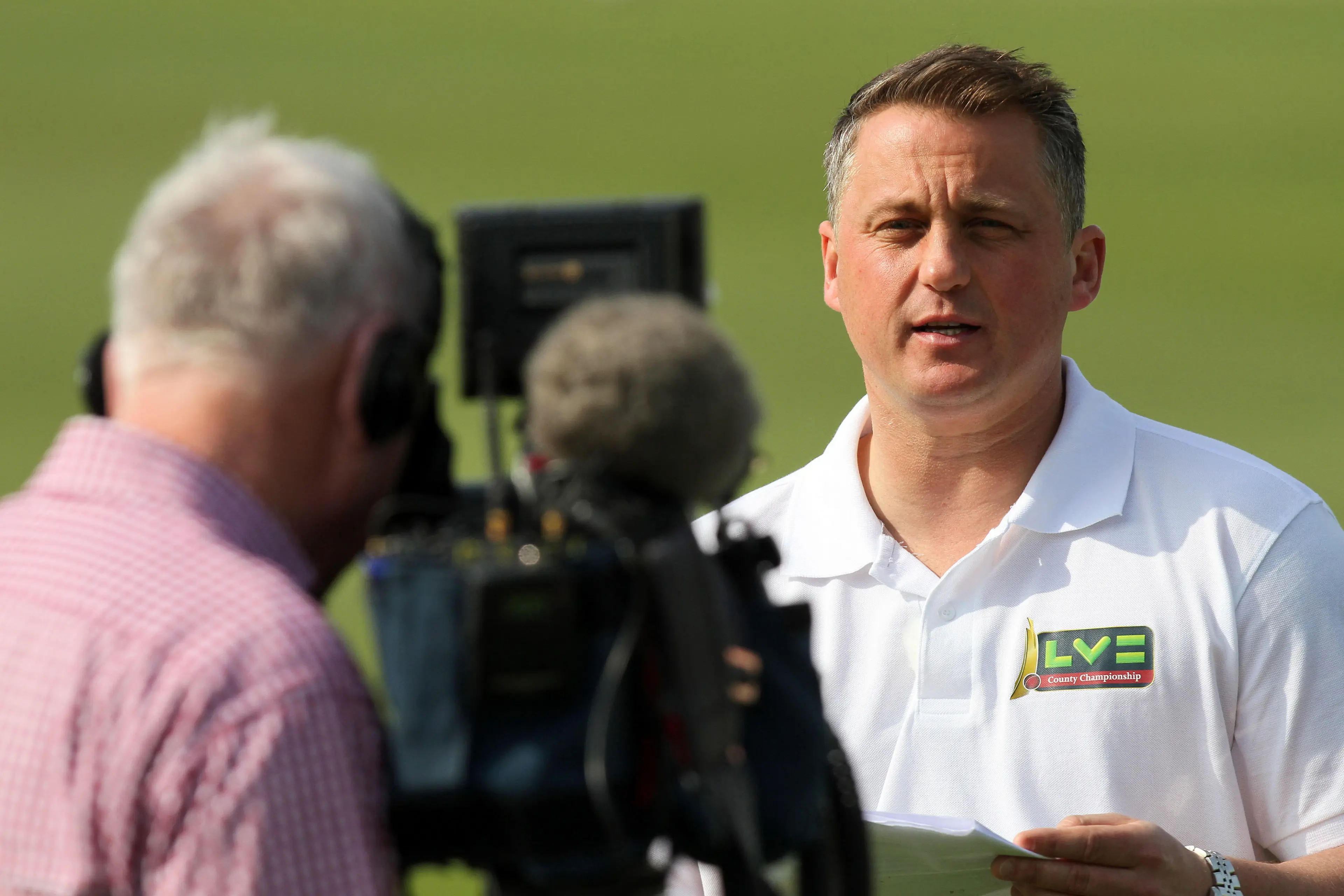 Darren Gough is seen at the ground - Essex CCC vs Surrey CCC - Friendly Cricket Match at the Ford County Ground, Chelmsford, Essex - 22/03/12