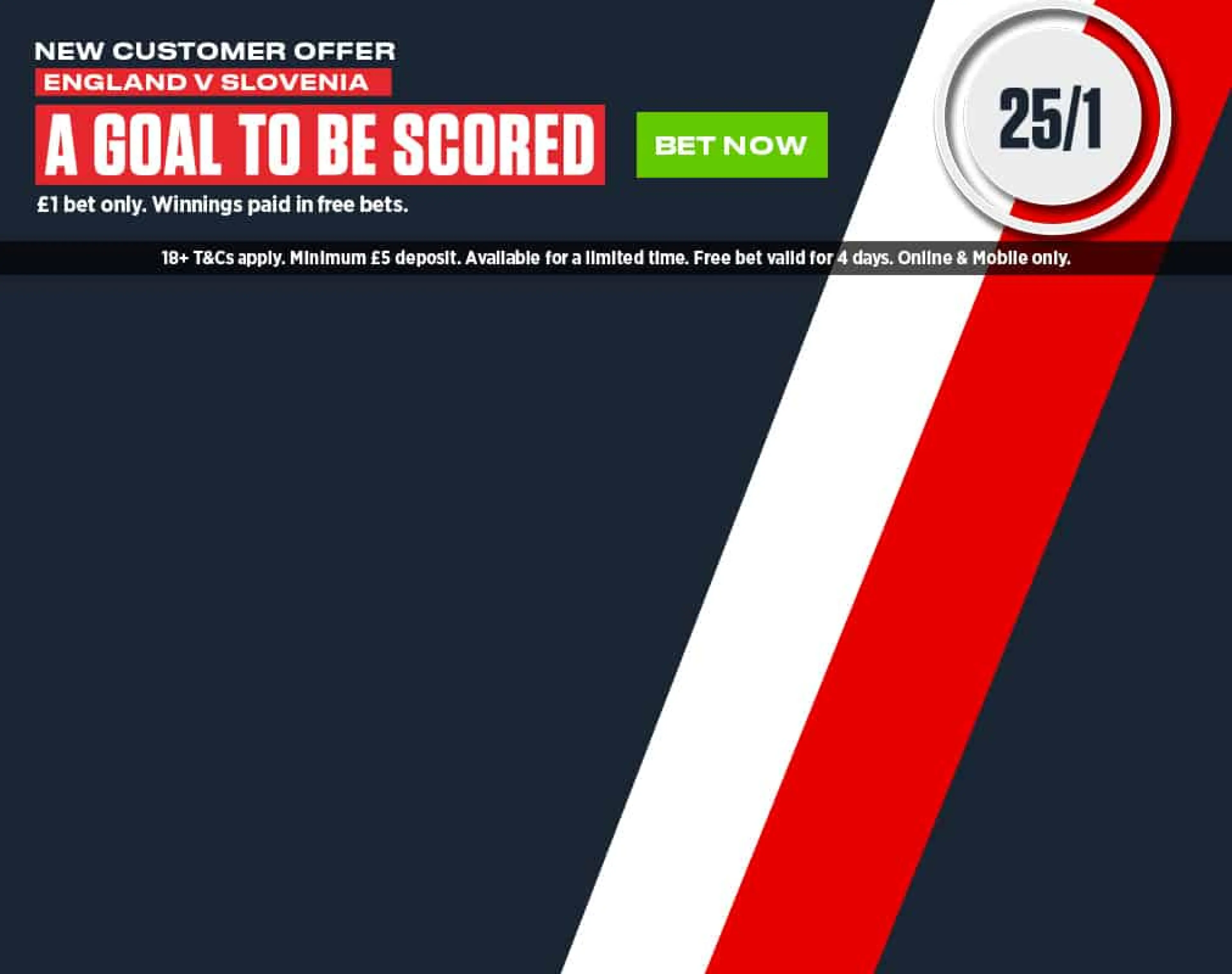 England odds
