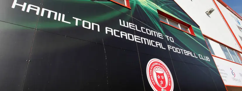Hamilton Academical stadium sign