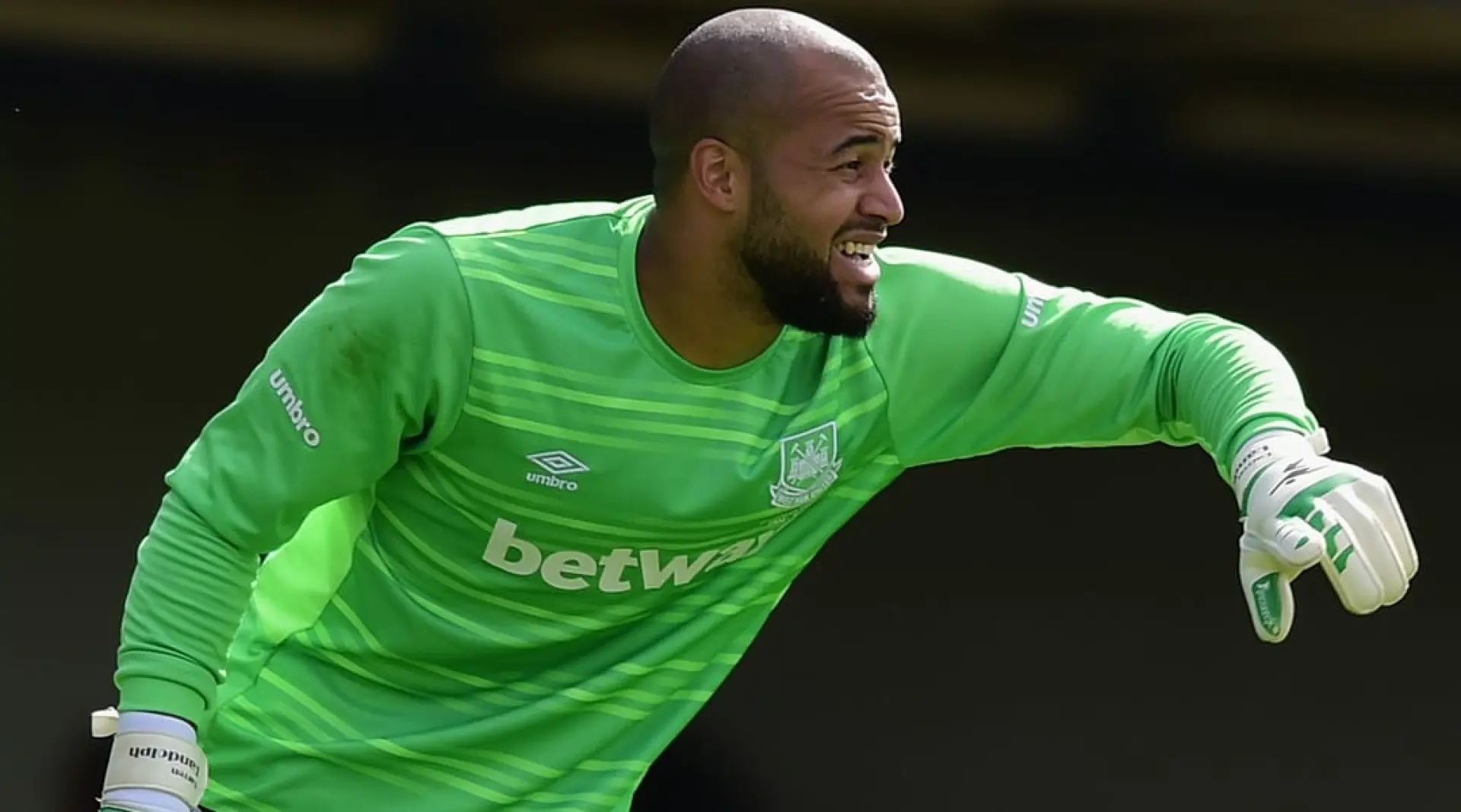 Darren Randolph is starting for West Ham in the absence of Adrian
