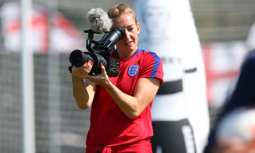 Siobhan Chamberlain, England training 2017