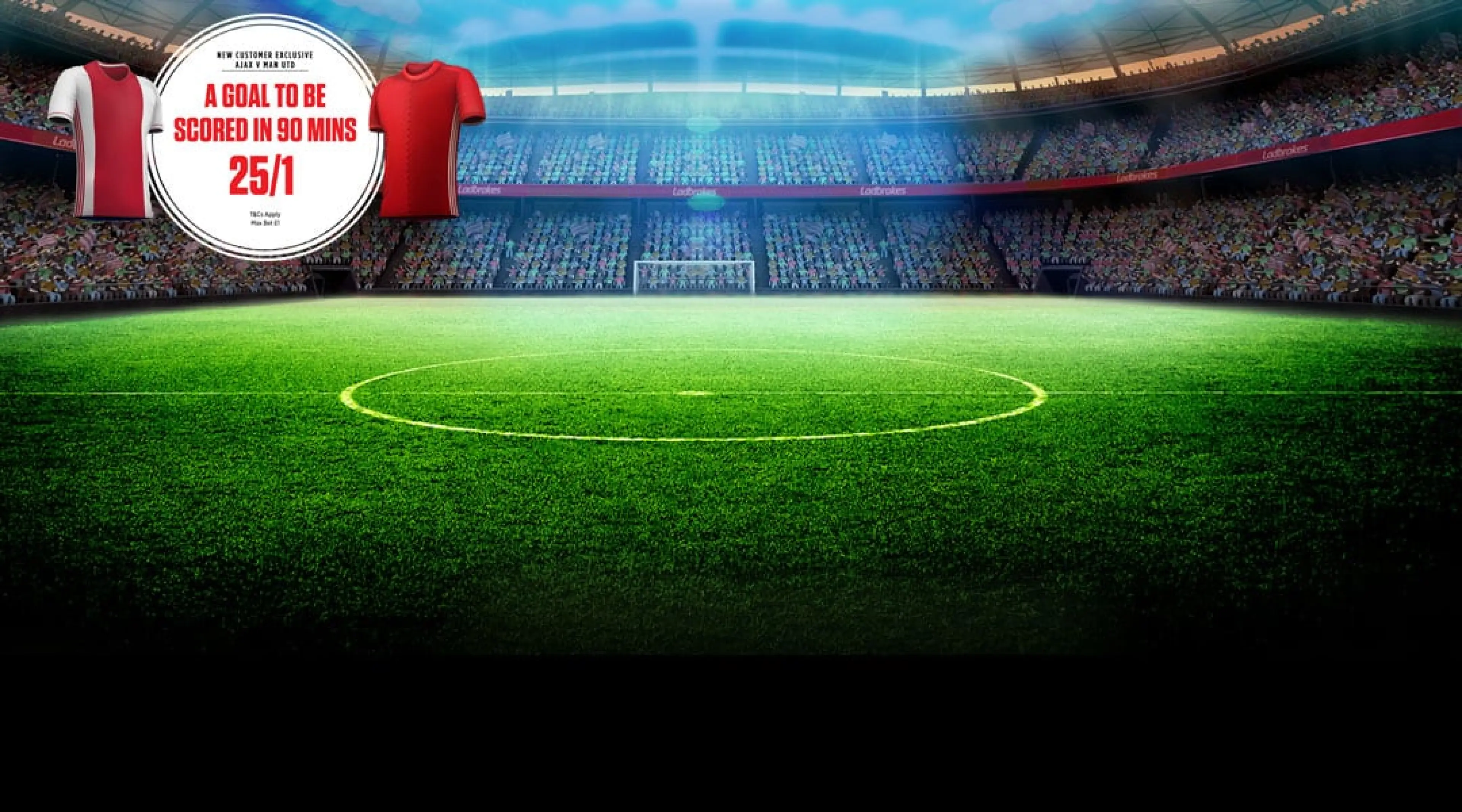 Ajax v Man United new customer odds