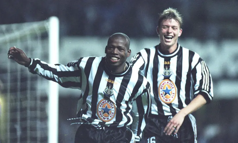 Faustino Asprilla, Jon Dahl Tomasson, Newcastle v Barcelona