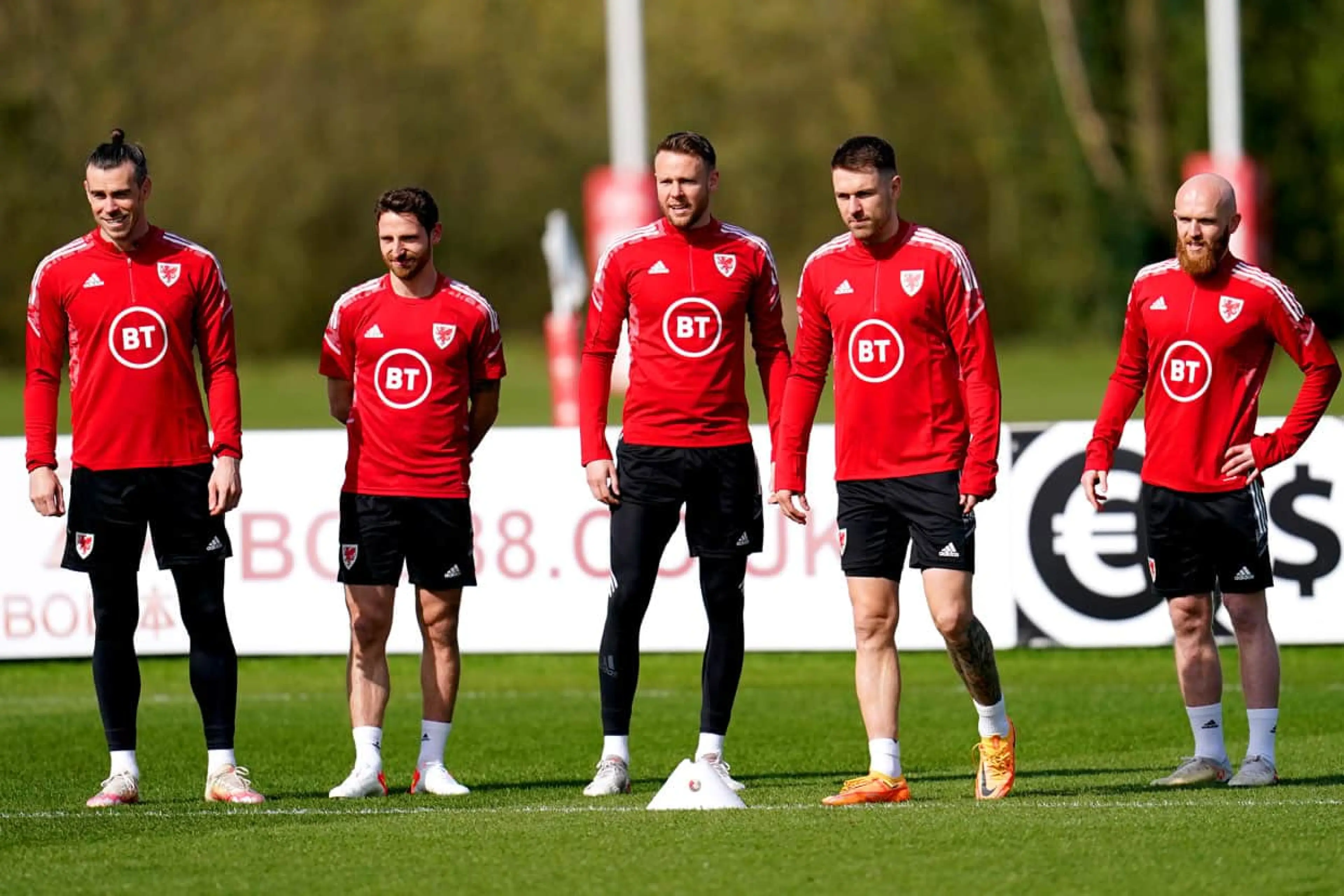 Gareth Bale, Aaron Ramsey, Joe Allen, Chris Gunter, Jonny Williams, Wales