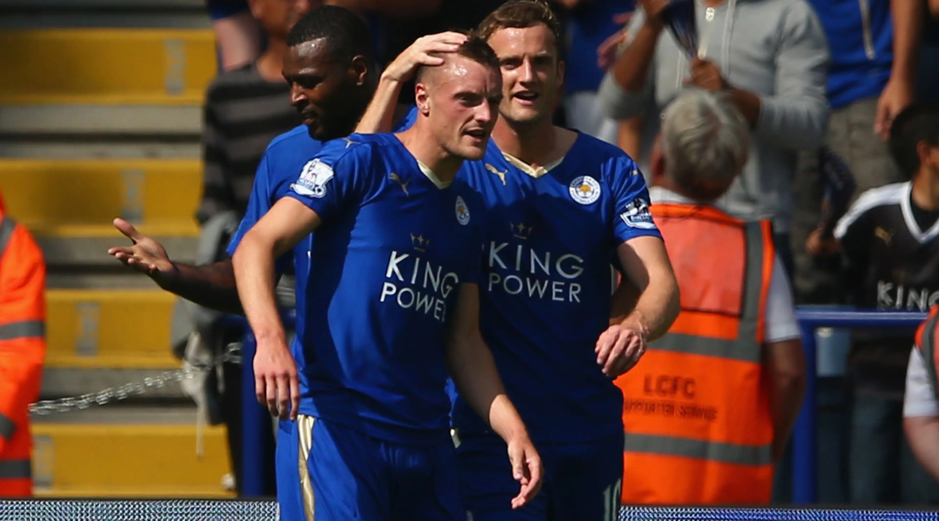 Leicester Wes Morgan Jamie Vardy pre season friendly