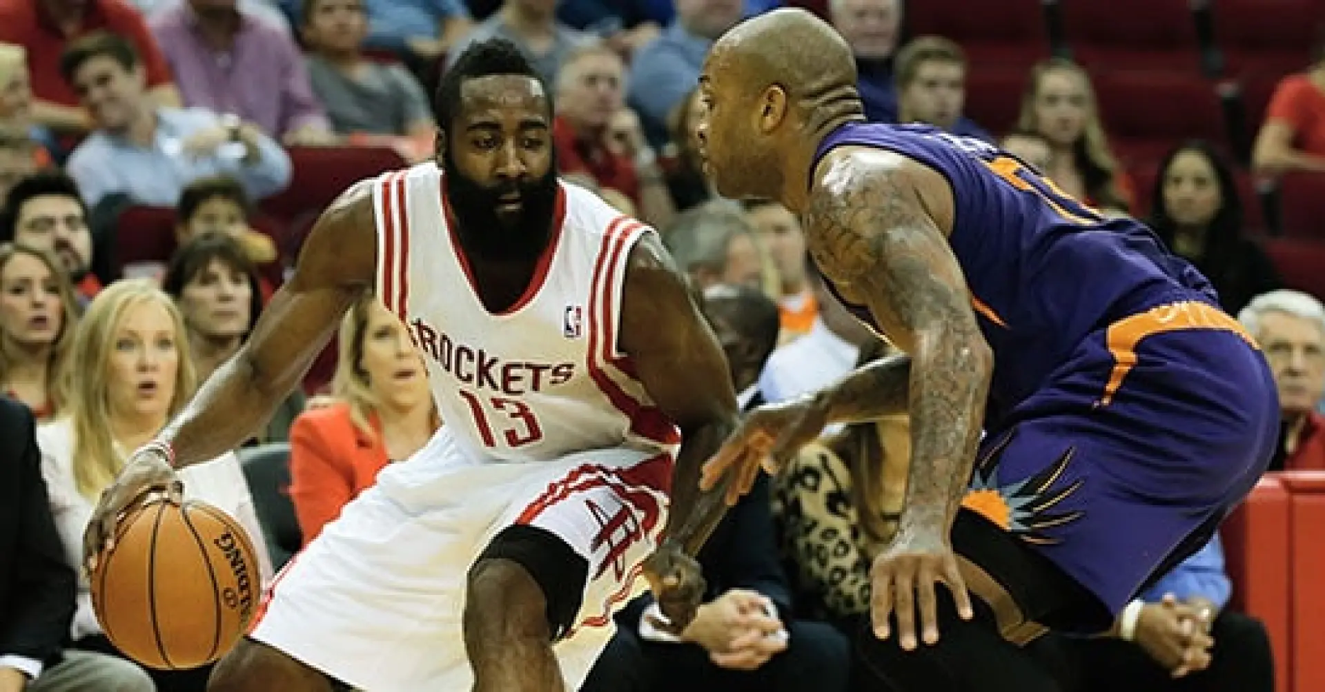 James Harden in action for Houston Rockets
