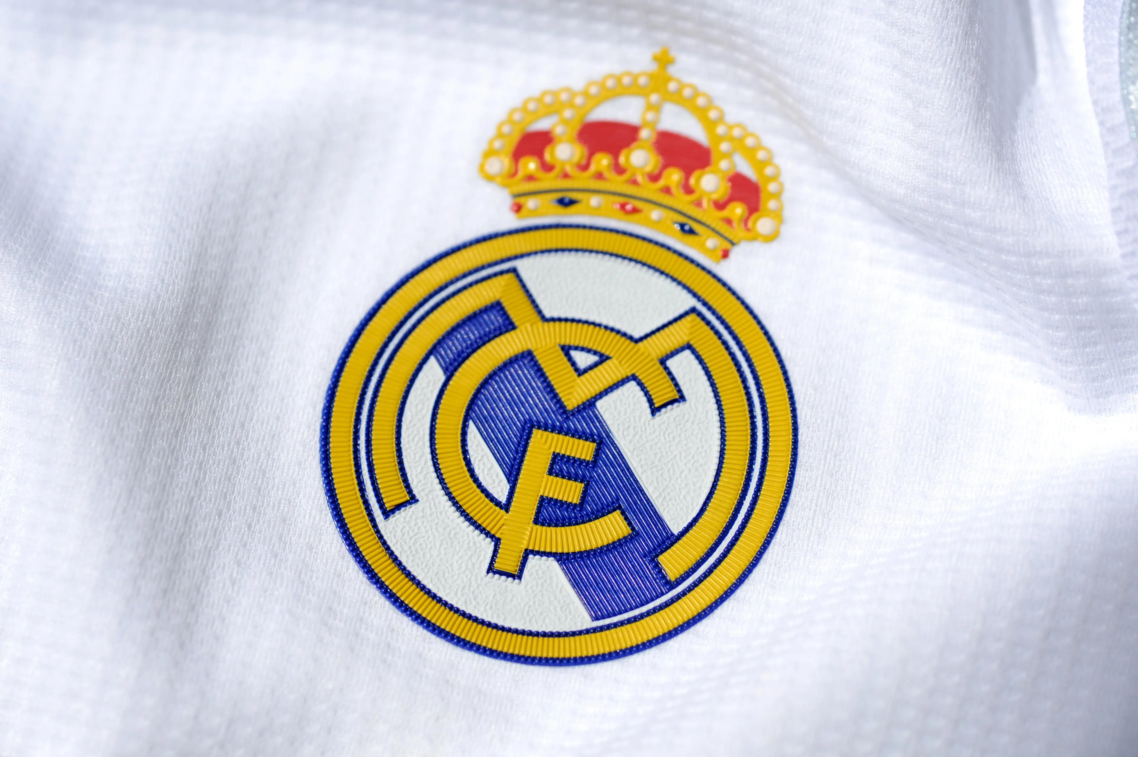 Close up of A Real Madrid C.F. shirt