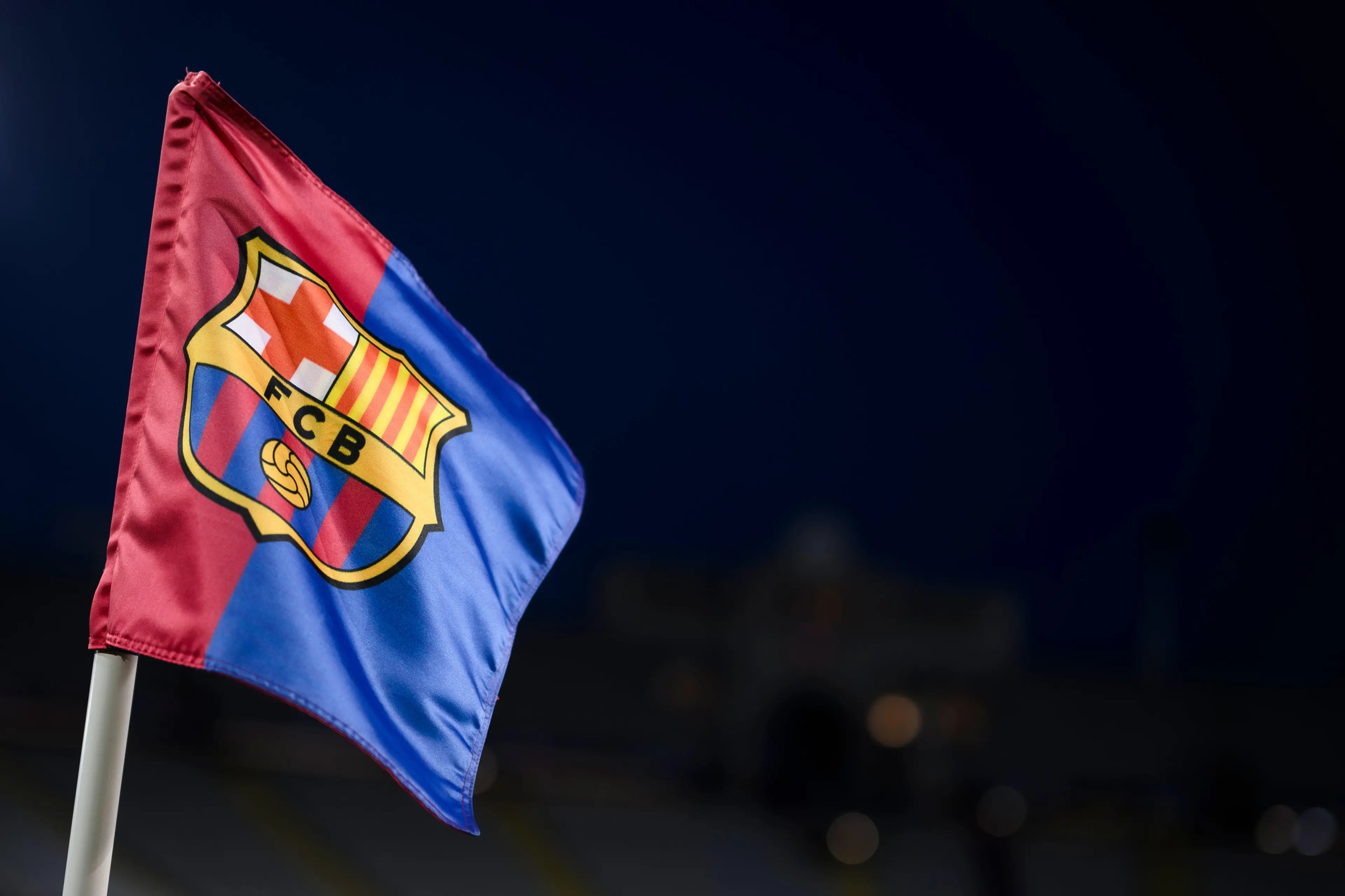 FC Barcelona corner flag