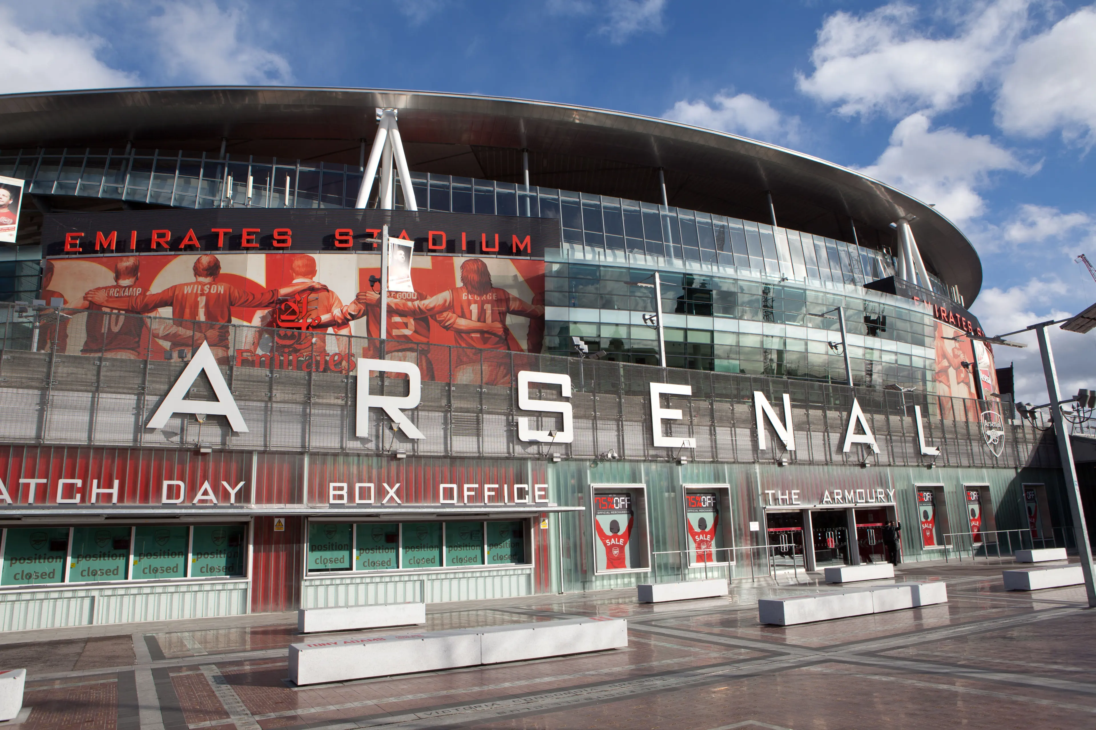 Arsenal Emirates Stadium. North London